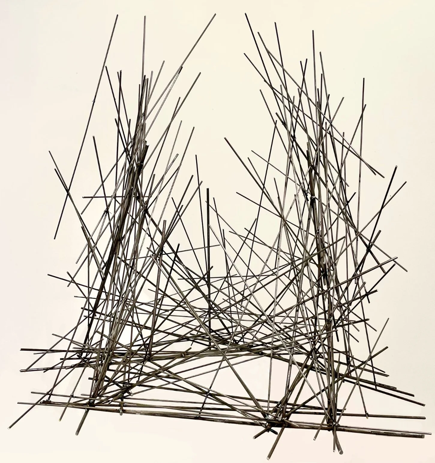 My Bower (My Nest), Steel, 36x24x24in, 2025.