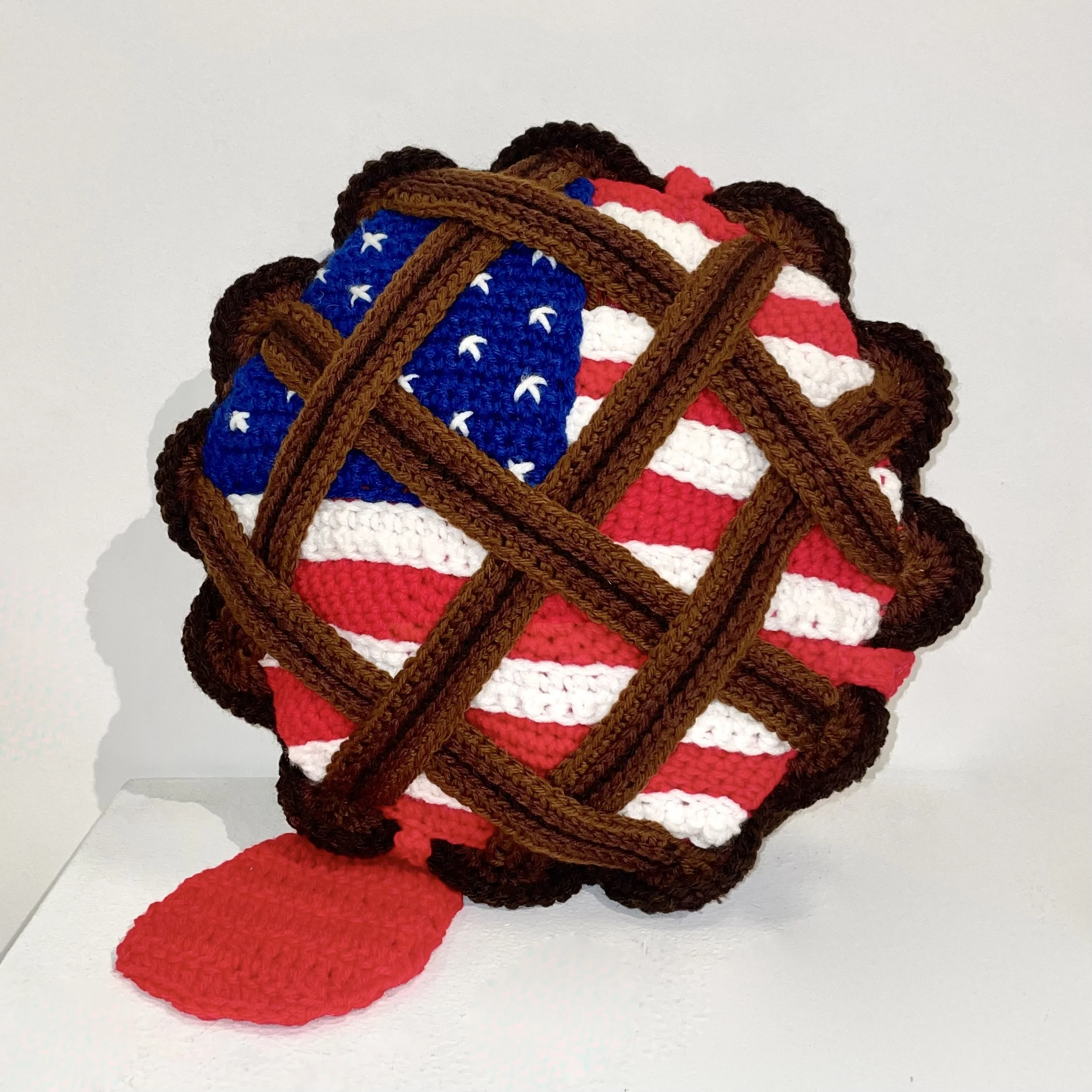 Burnt American Pie Pillow