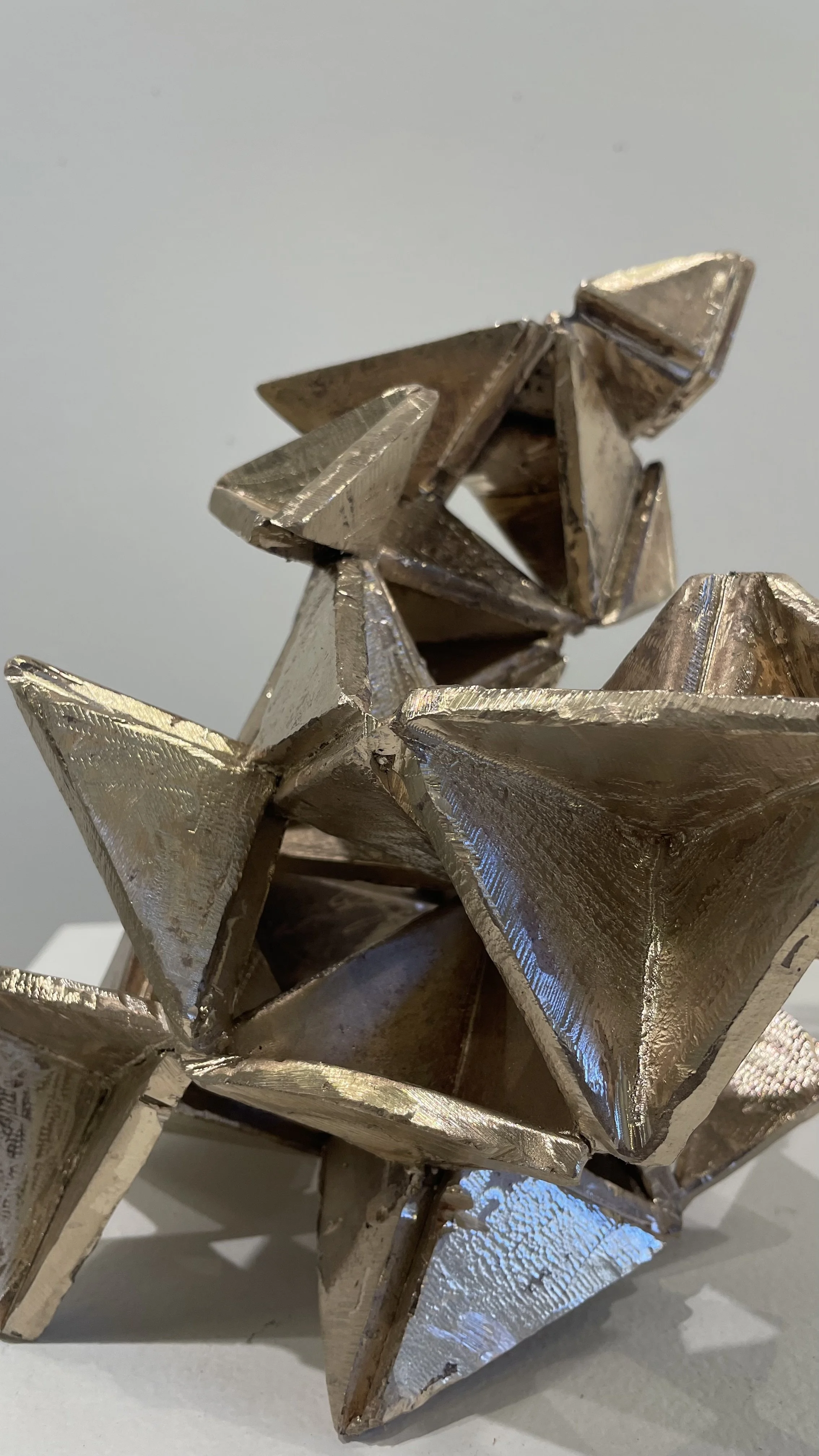 Pyramidical Union. Bronze. 15x15in, 2025.