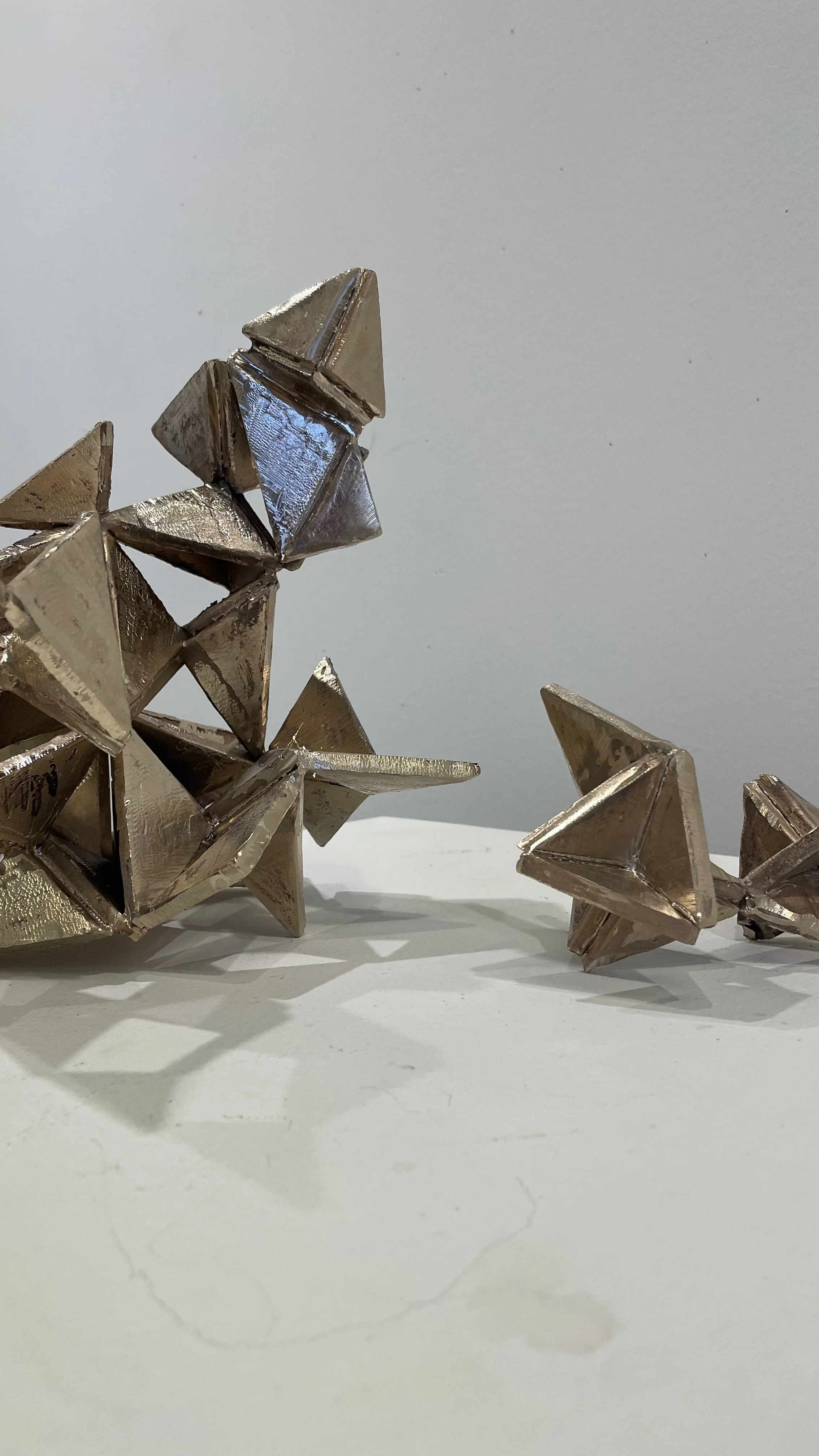 Pyramidical Union. Bronze. 15x15in, 2025.