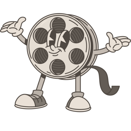 A cartoon animated pizza with arms, legs, and a smiling face, standing with arms open, wearing sneakers, and looking cheerful.