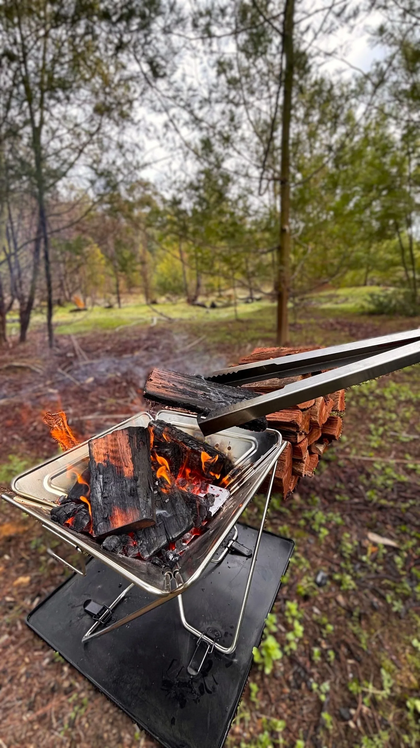 Any type of fire pit for Tongs for Tossers fire Tongs