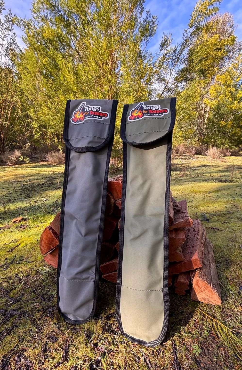 Great looking canvas bags for the Tongs for Tosser Bundles