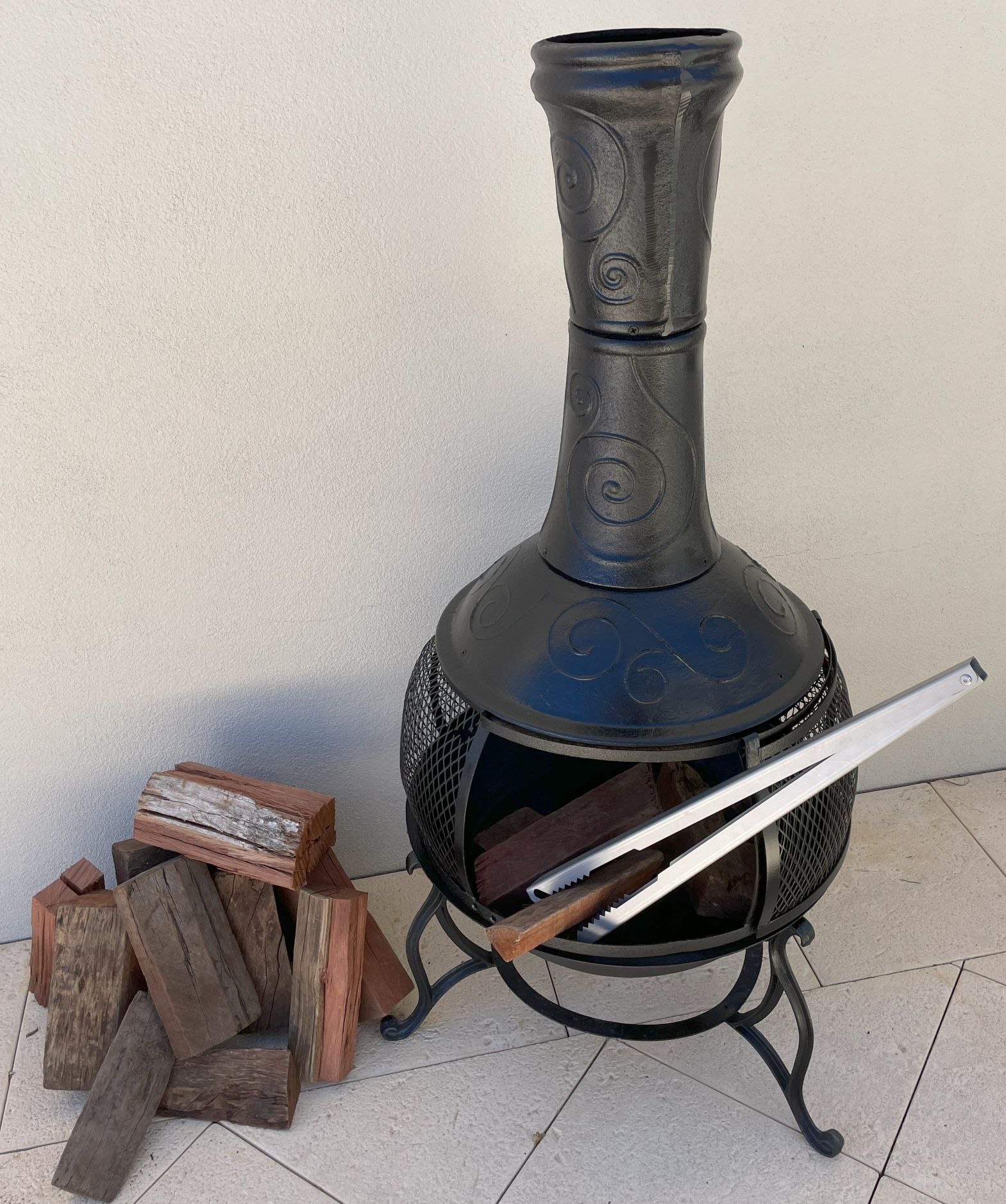 Home fire pit or candelabra Tongs for Tossers fire tongs