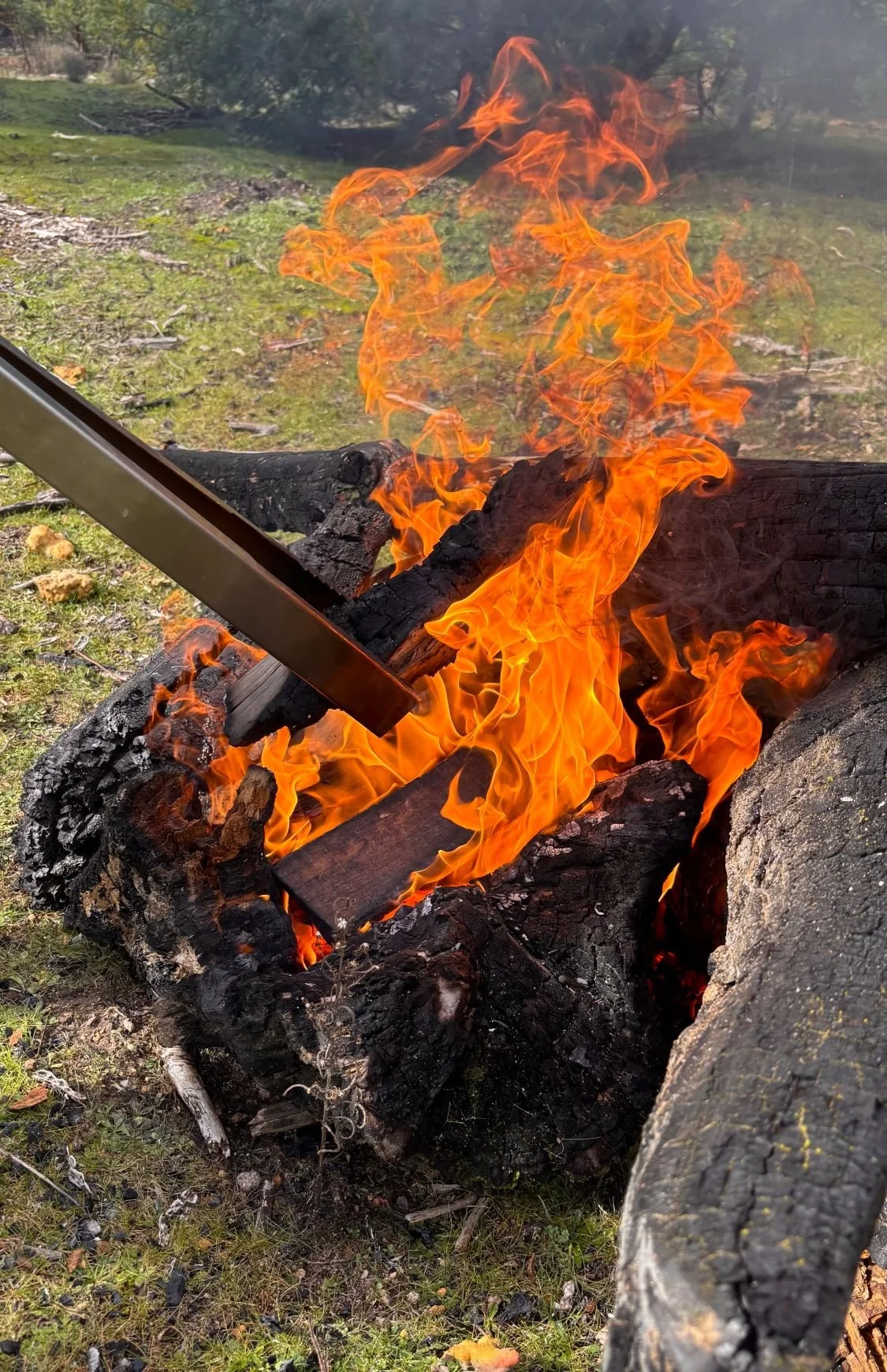 Open fires are no challenge for Tongs for Tossers