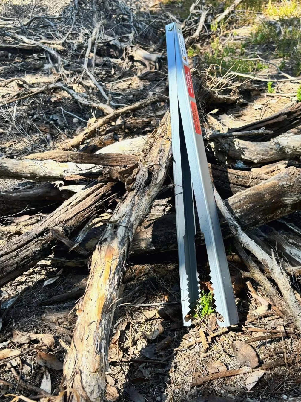 Tongs for Tossers, Camping Cooking Utensil, steel, strong and safe