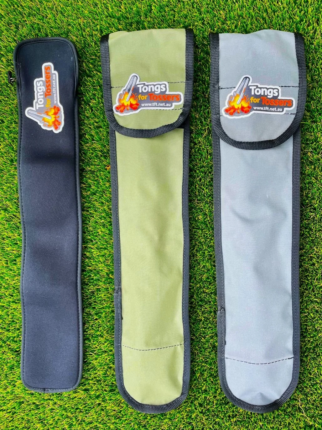 Fire Tongs in Storage Bags, made tough for lasting camping accessories