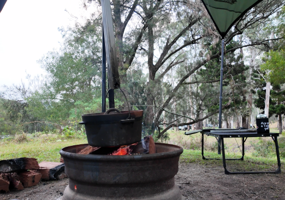 Great for handling the camp Oven