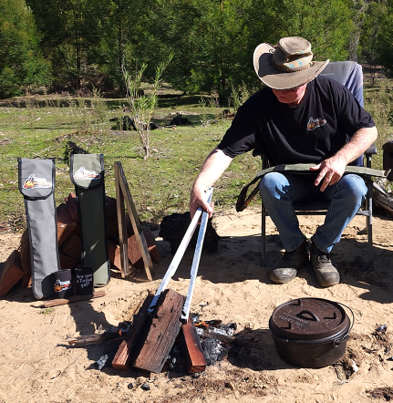 Fires, firewood, Tongs for Tossers and a campfire