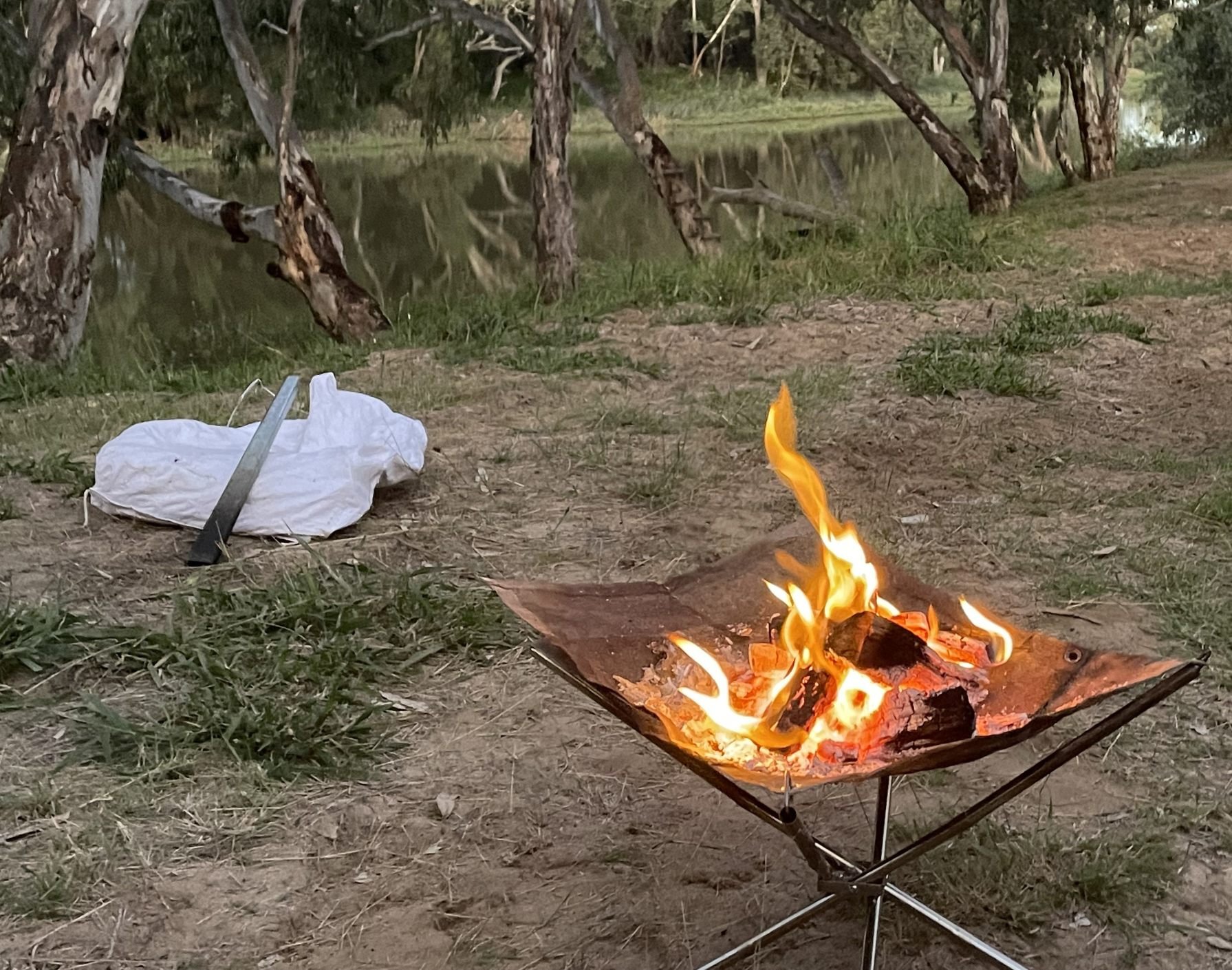 Tongs for Tossers Fire Tongs, Strong and Capable near Campfire
