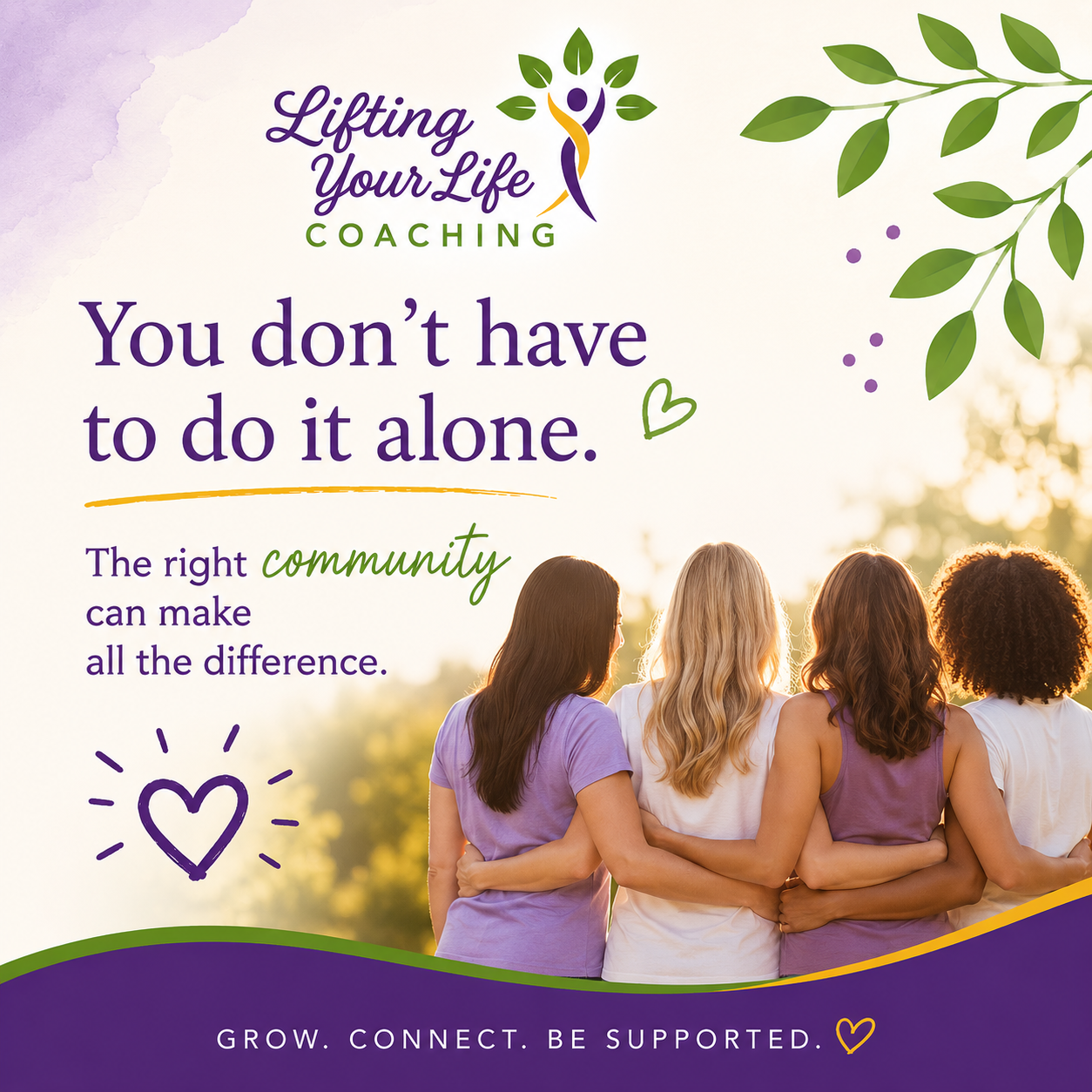 You Don’t Have to Do It Alone: Why Community Matters When You’re Working on Yourself