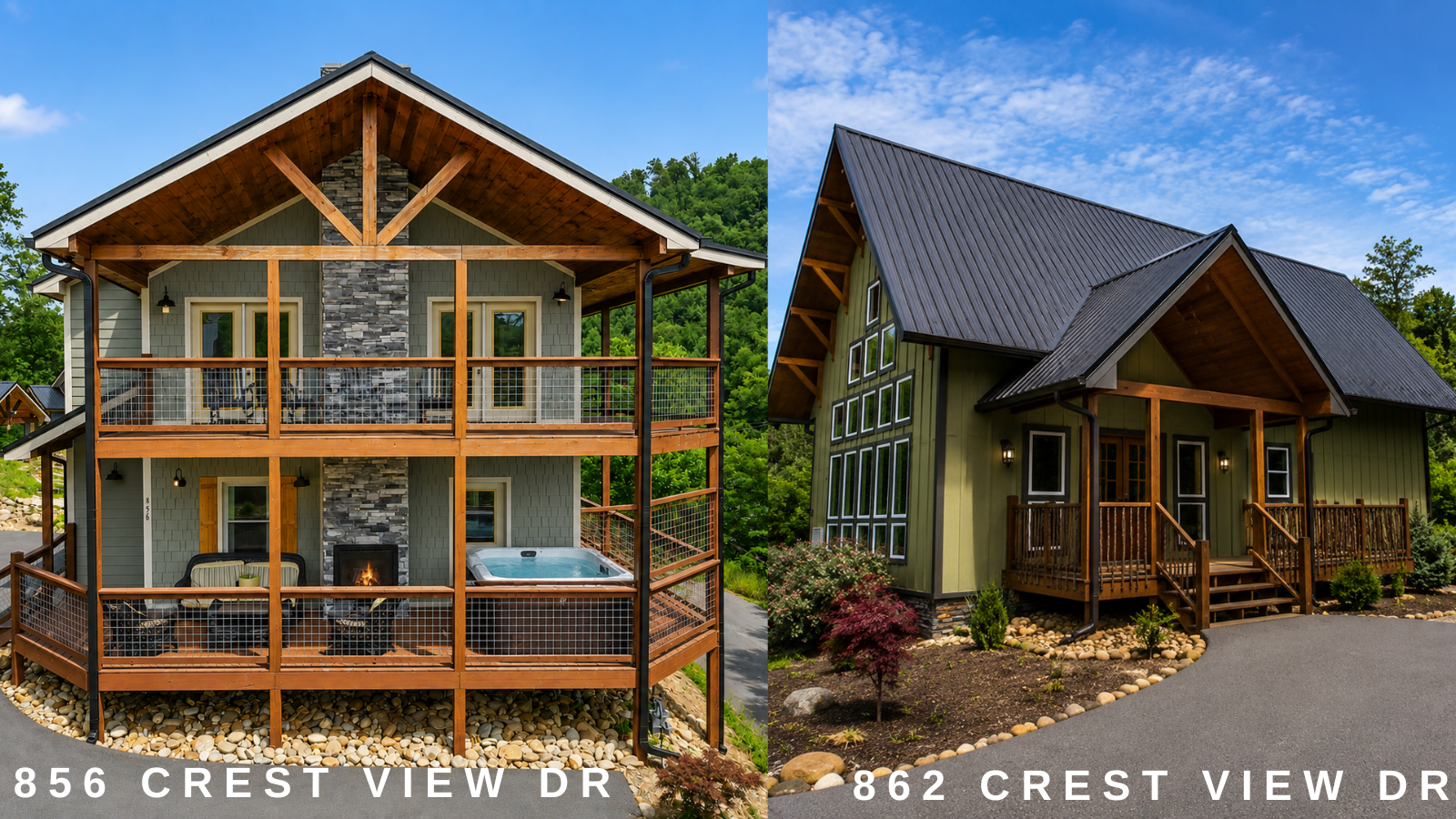 856 &amp; 862 CREST VIEW DR, GATLINBURG, TN