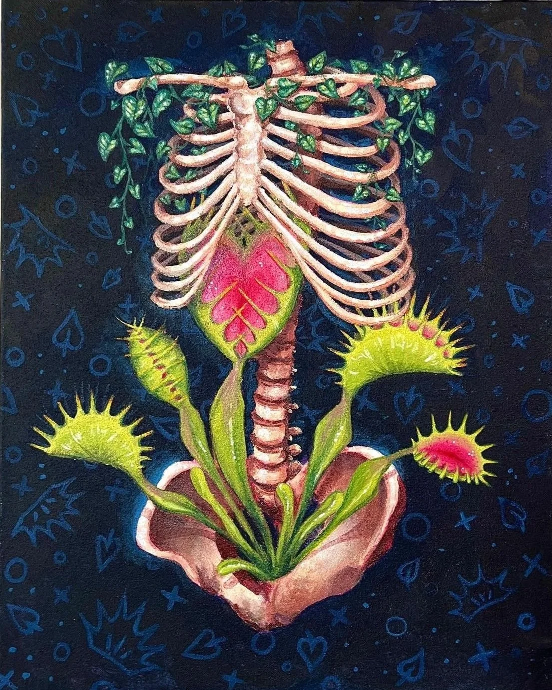 Casa, Acrylic on canvas, 50x60 cm (19.6x 23.6 in), 2023