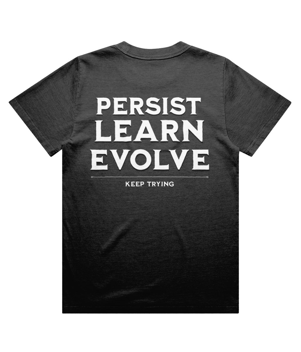 PERSIST LEARN EVOLVE TEE WOMEN