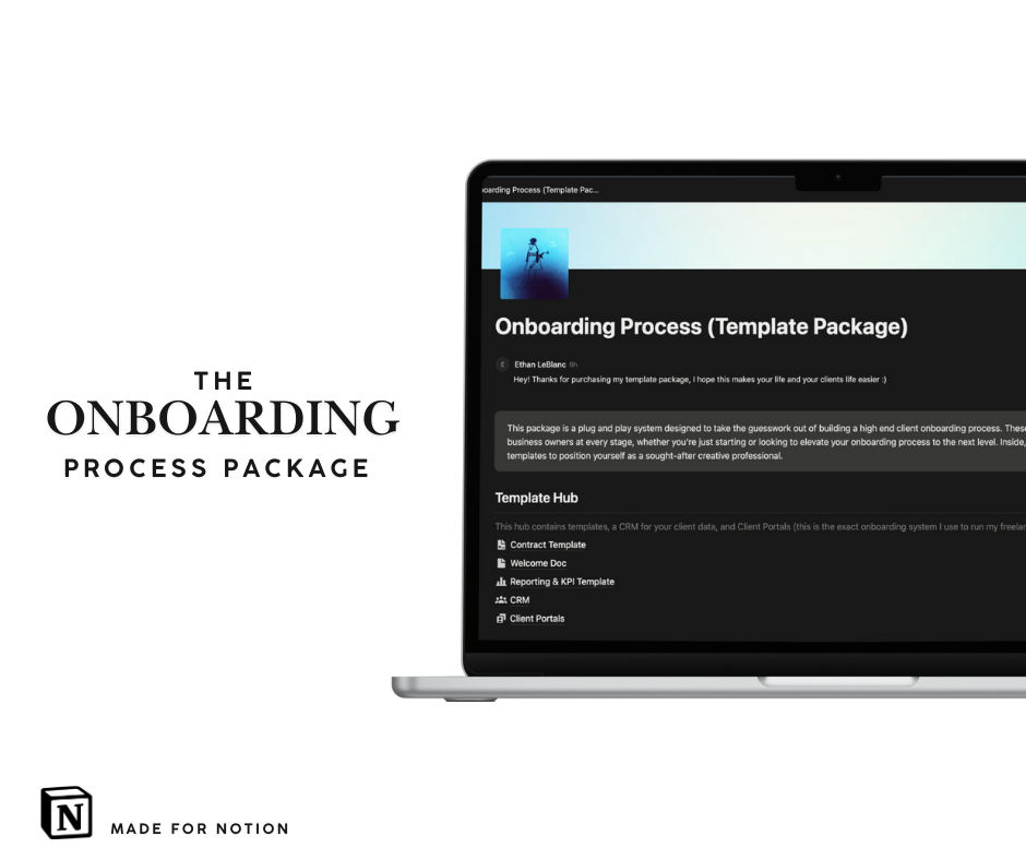 Client Onboarding Package