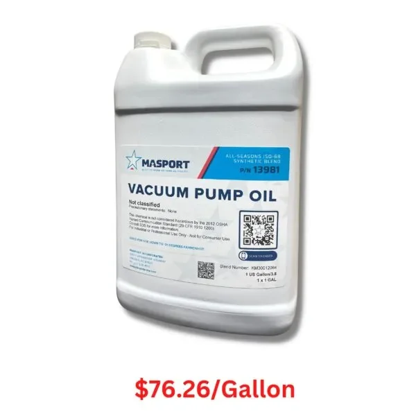 Vacuum Pump Oil - 1 Gallon