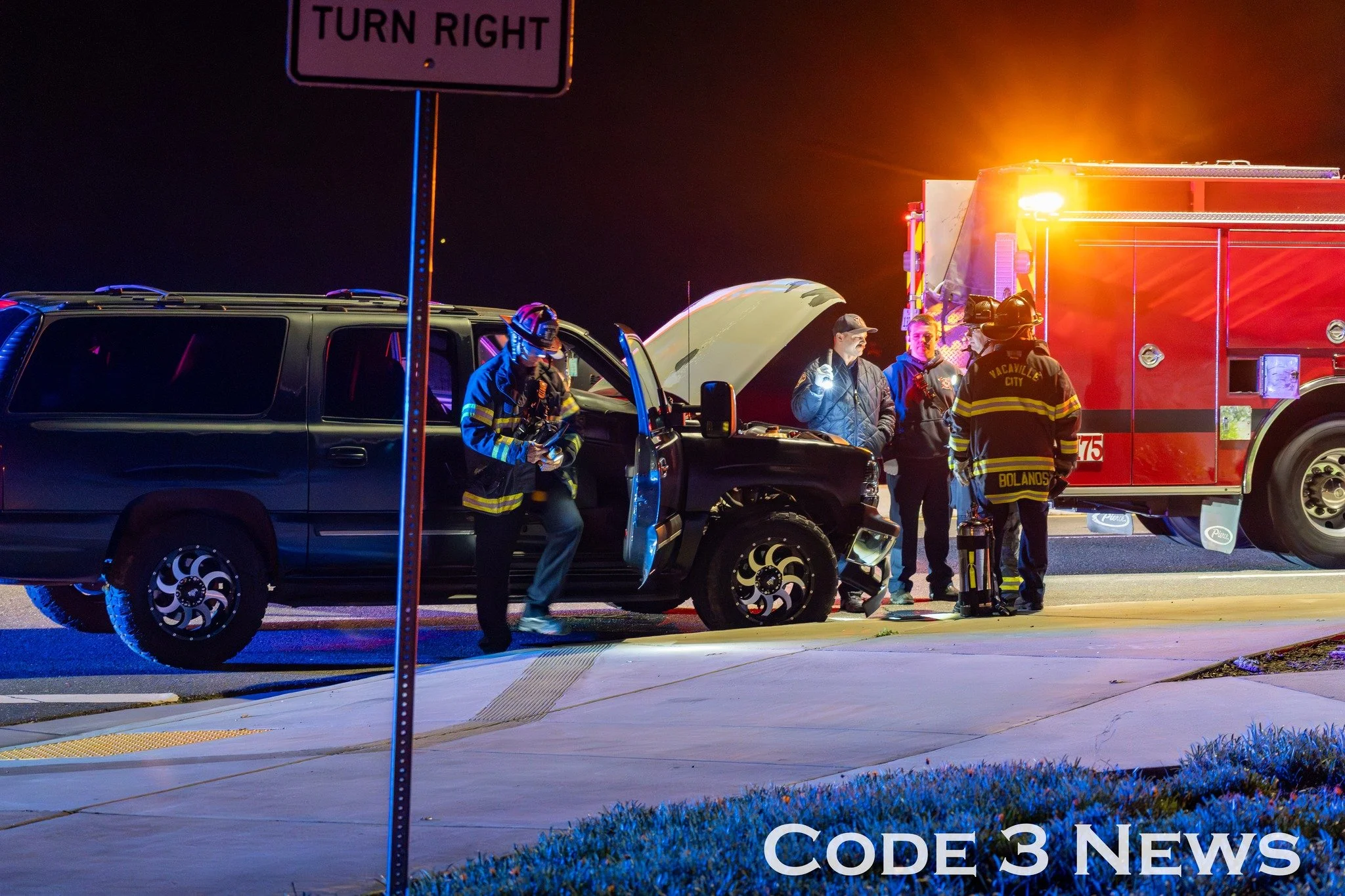 2 Vehicle Accident - Leisure Town Rd &amp; Sparrowhawk Dr - Vacaville