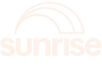 White Sunrise logo.