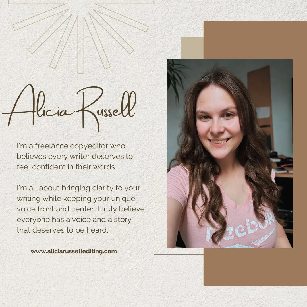 Hello everyone! 👋  Just thought I would introduce myself to you. I&rsquo;m a freelance copyeditor who is passionate about helping authors polish their writing without taking away their unique voice. I wholeheartedly  believe the voice of a writer is