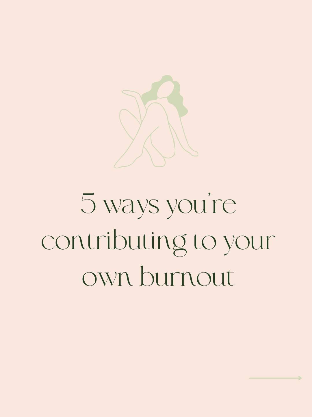 You could be contributing to your own burnout without even realising it.

Maybe you&rsquo;re ignoring your body&rsquo;s cues - pushing through when you&rsquo;re tired, instead of resting.

Or reaching for processed food and sugary snacks because you&