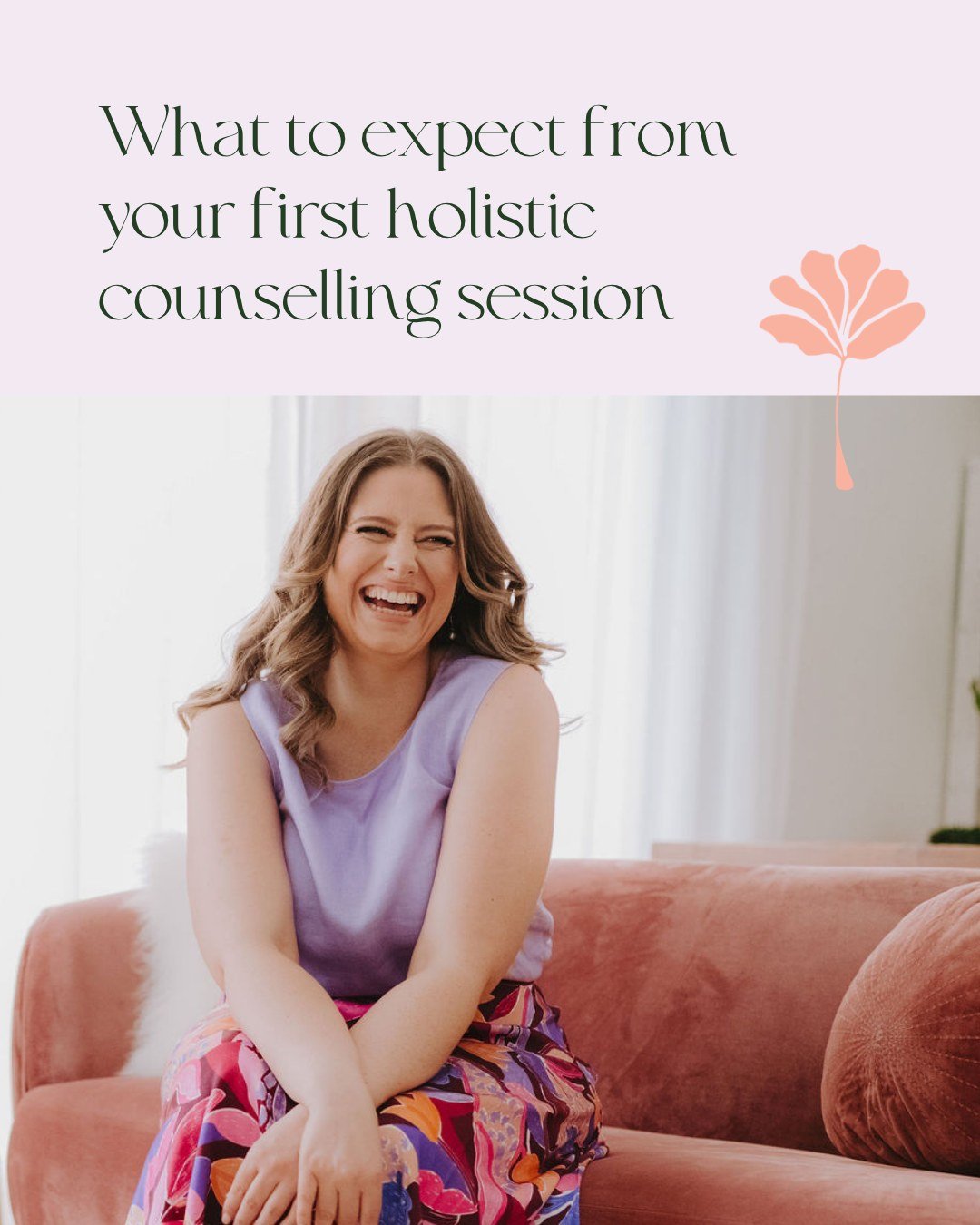 Starting therapy can be an intimidating process, so let me ease some of the anxiety by sharing what you can expect from a first session.

Swipe across to learn about what we&rsquo;ll do 👉🏻

Holistic counselling works with the entirety of the person