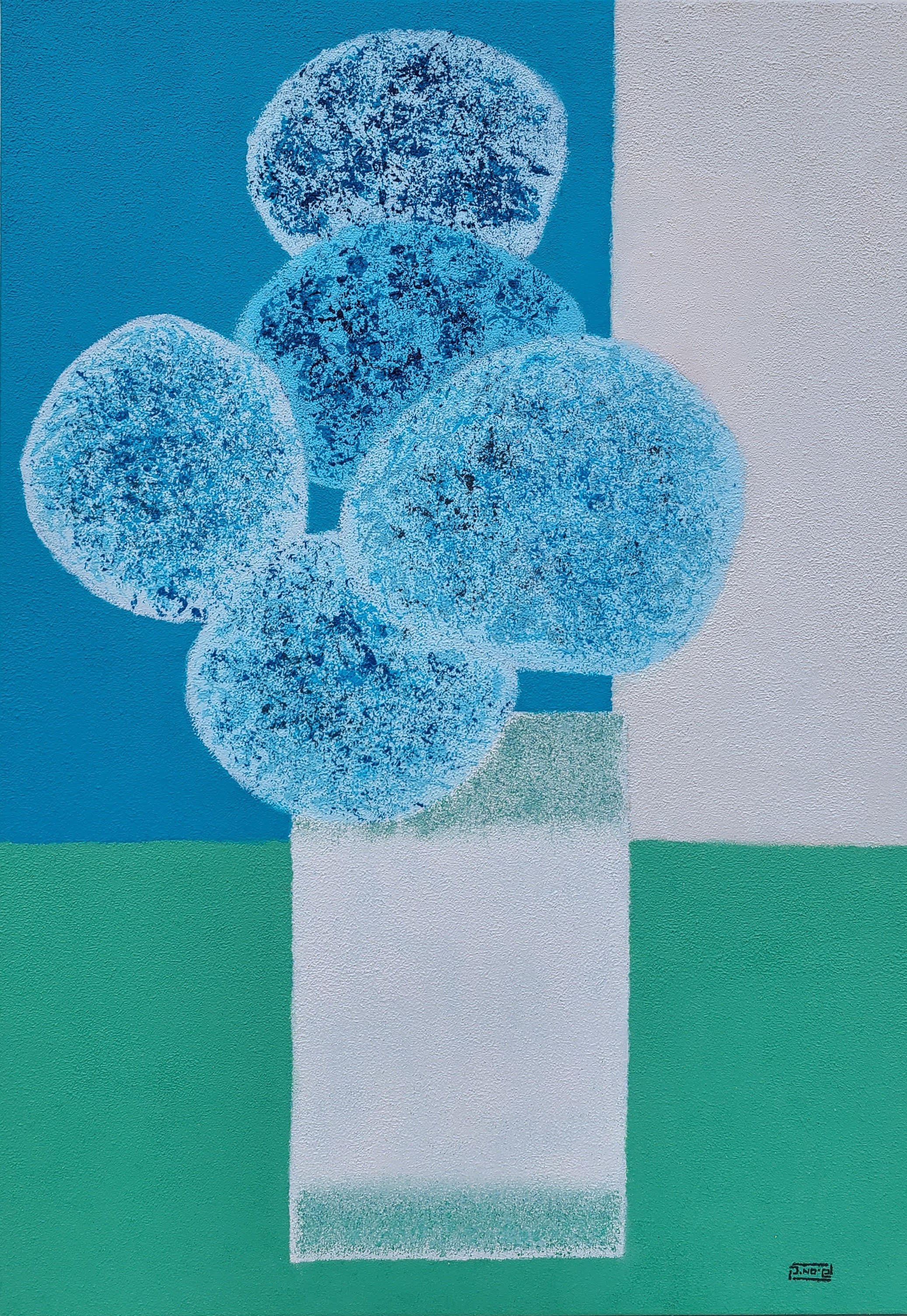 THERE ARE FLOWERS IN OUR DREAMS 3 (2022) 27.6" x 39.4" ACRYLIC ON CANVAS