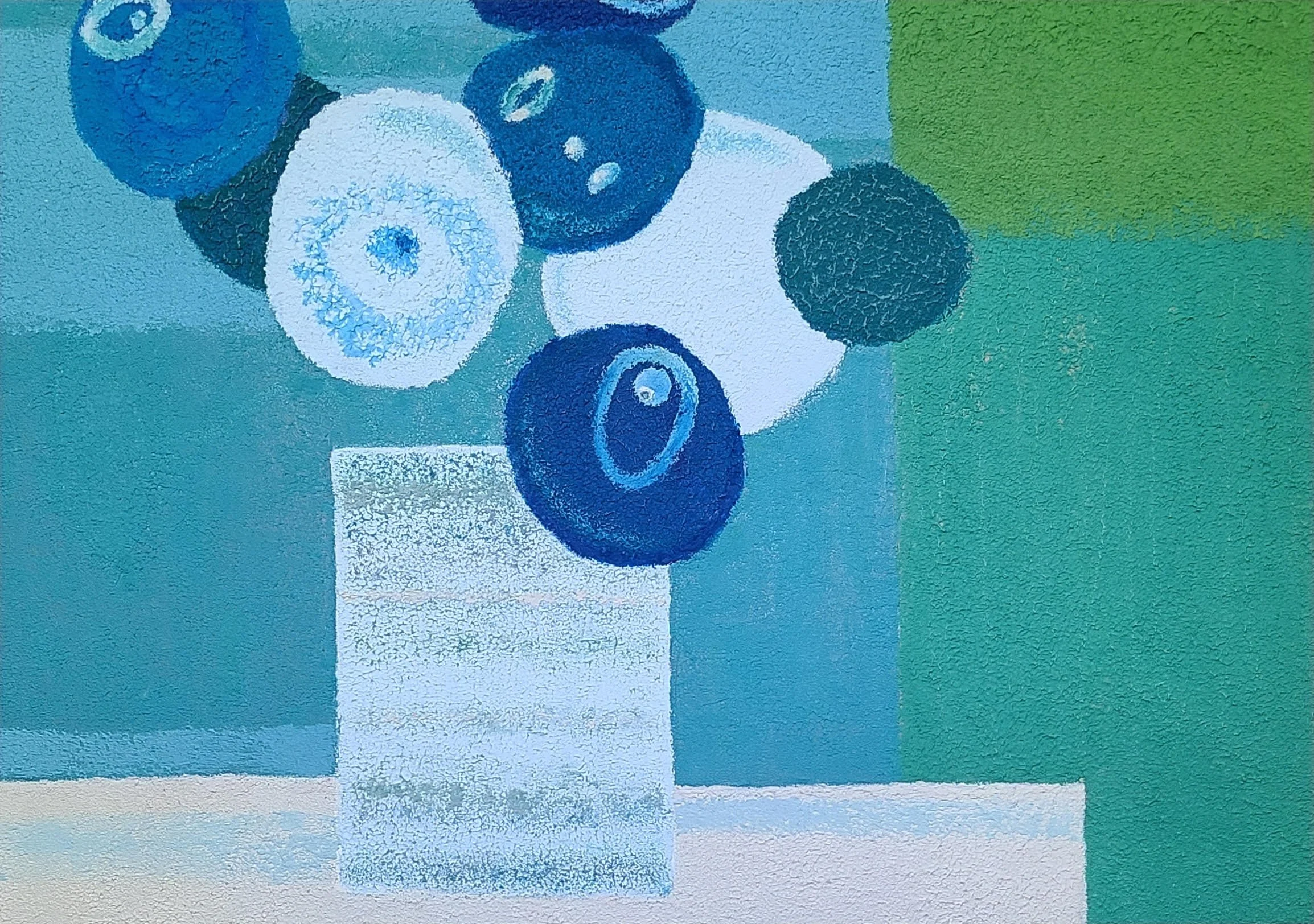 THERE ARE FLOWERS IN OUR ARMS 8 (2024) 37.3" x 27.5" ACRYLIC ON CANVAS