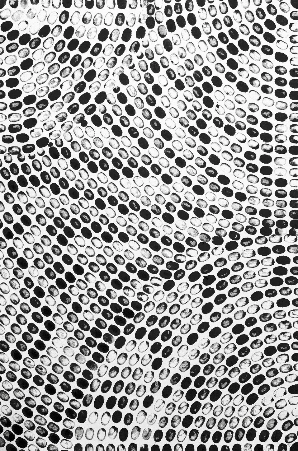  WHITE NOISE SERIES  (2025)   93 x 63cm   soot ink on hanji