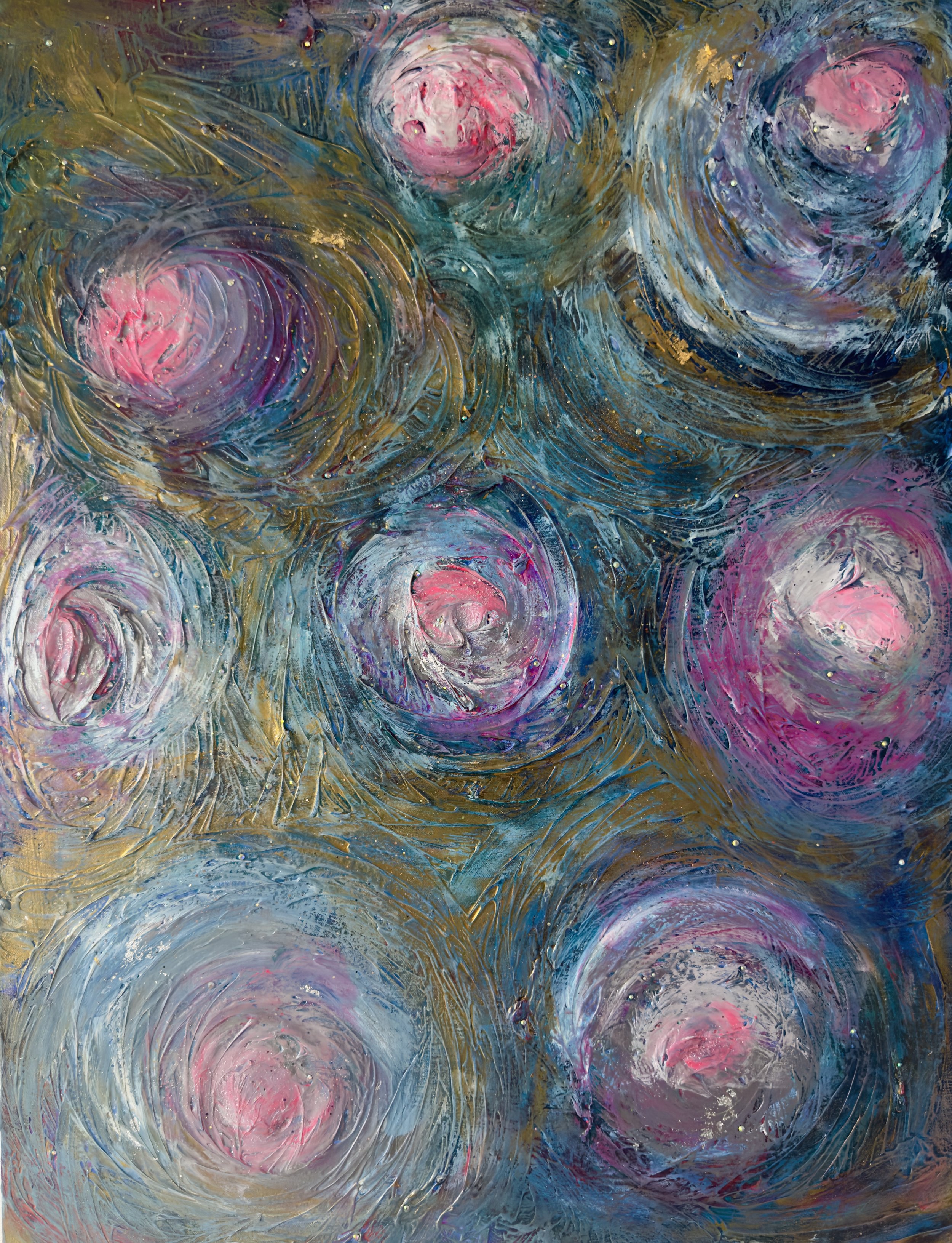 WHOLE NEW WORLD (2022) 65.1 x 53.0 cm ACRYLIC, MIXED MEDIA ON CANVAS