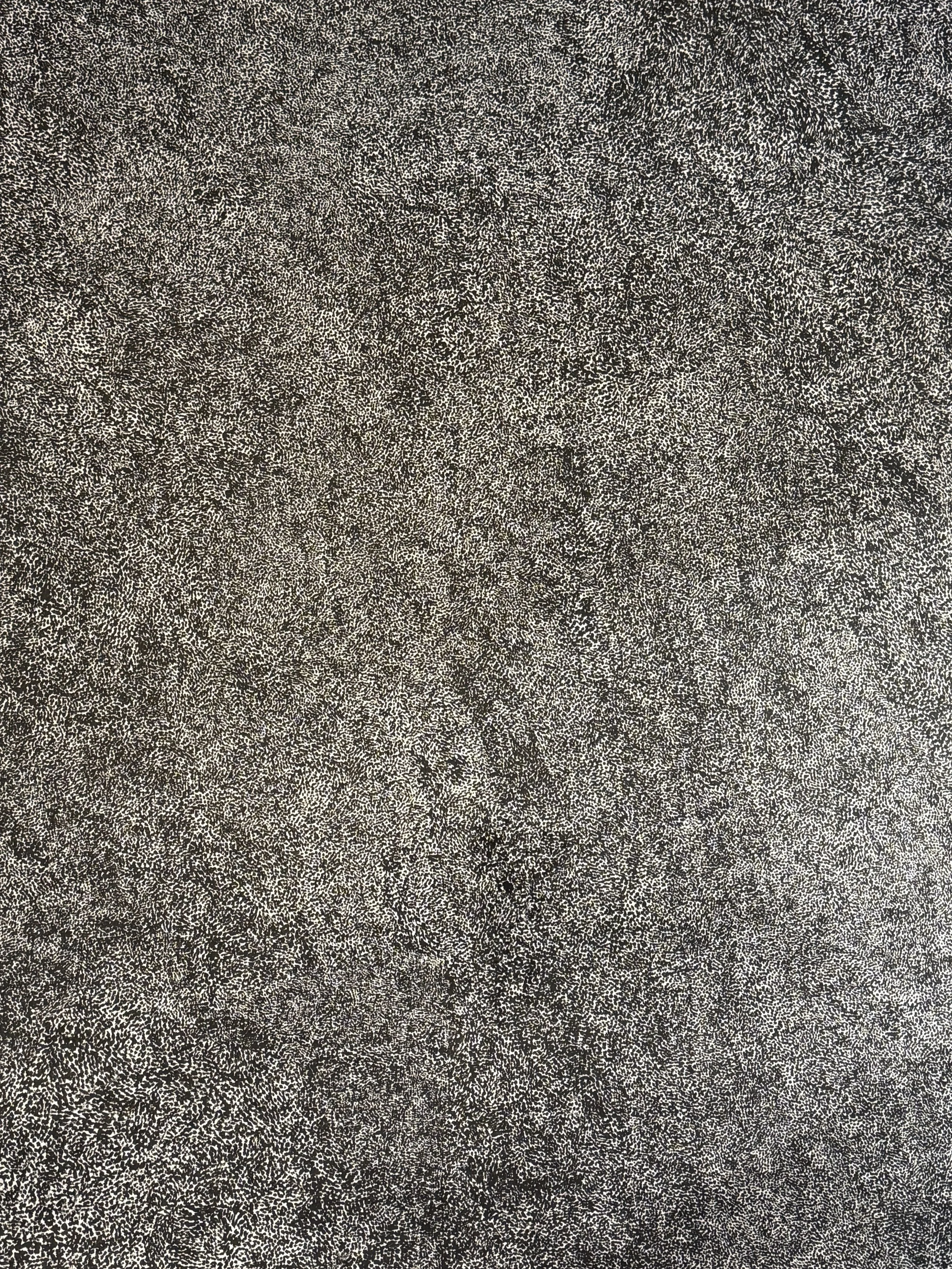  WHITE NOISE SERIES  (2025)   93 x 63cm   soot ink on hanji