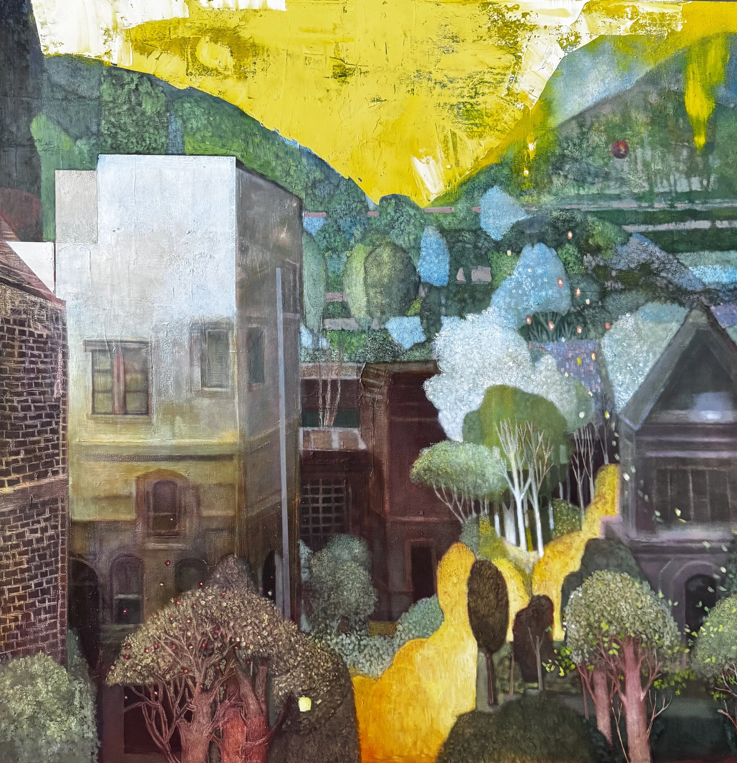  SPRING TIME  (2025)   36" x 36"   oil on board