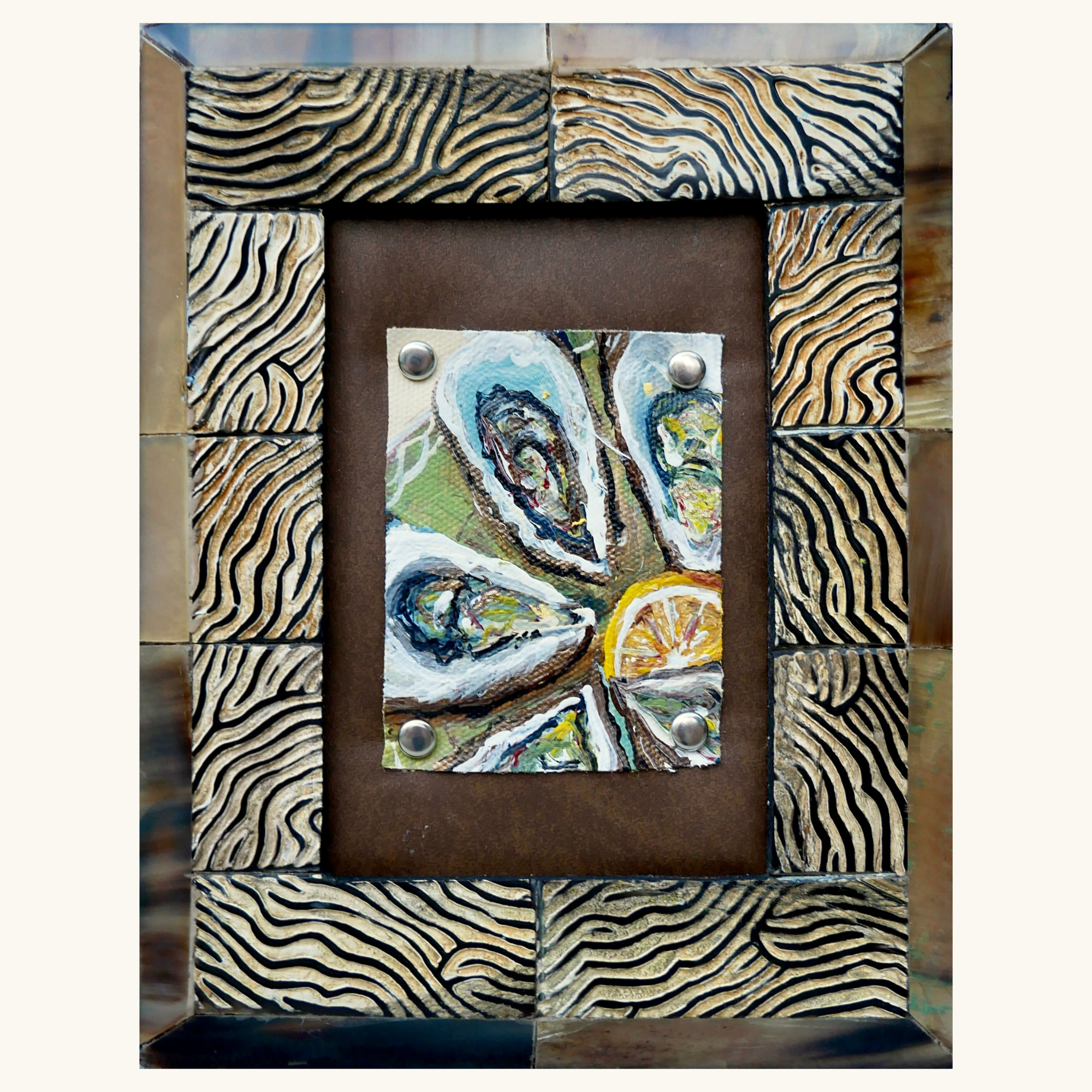 wild oysters (framed original)