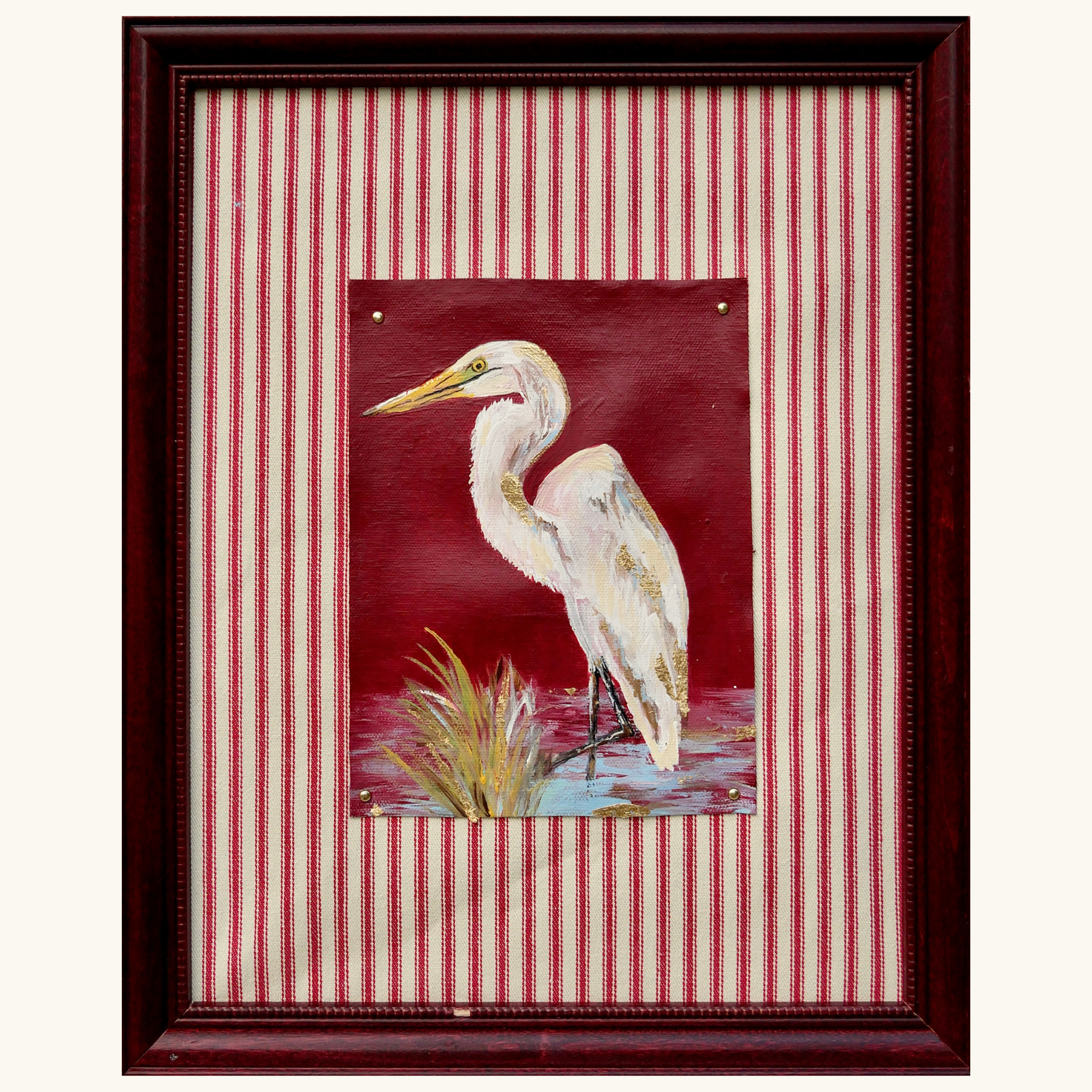 gone birding (framed original)