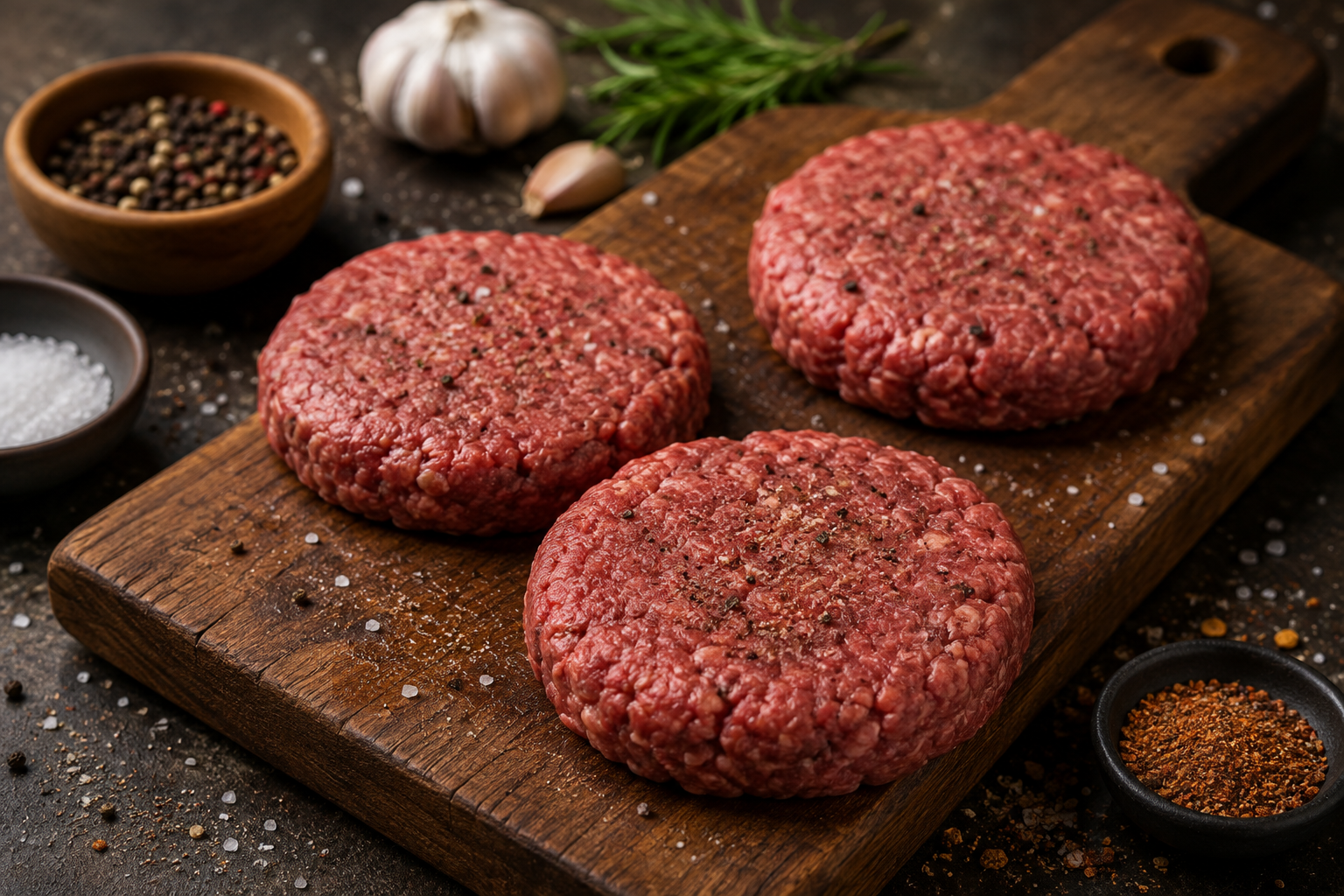 Hamburger patties