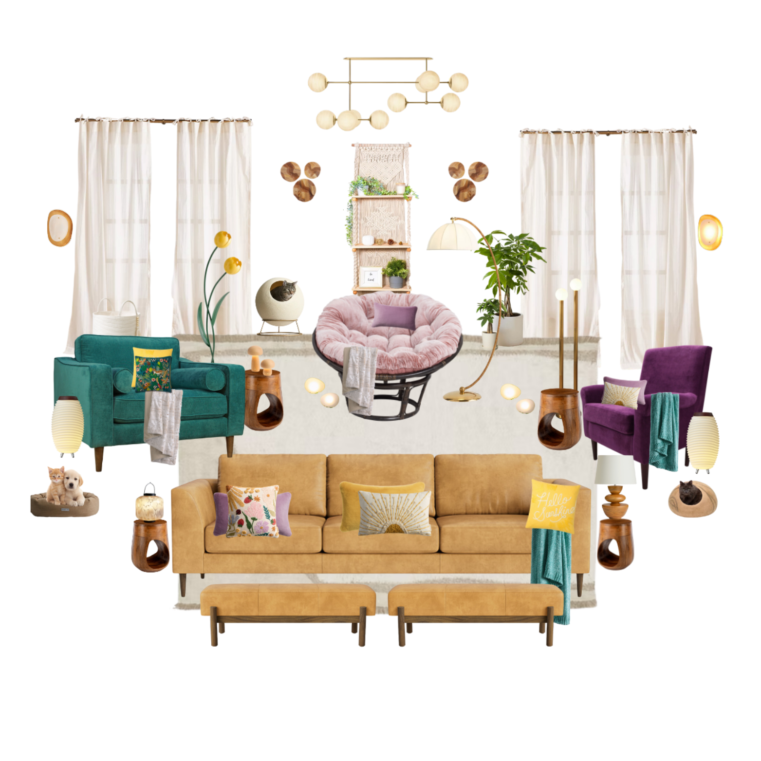 Joyful Nest Interiors Living Room Portfolio