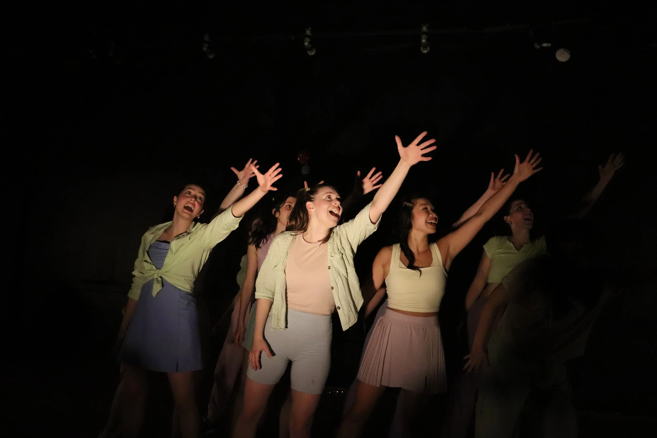 The Ensemble of When I Grow Up: A Cabaret. Photo by Alexa Jean Photography