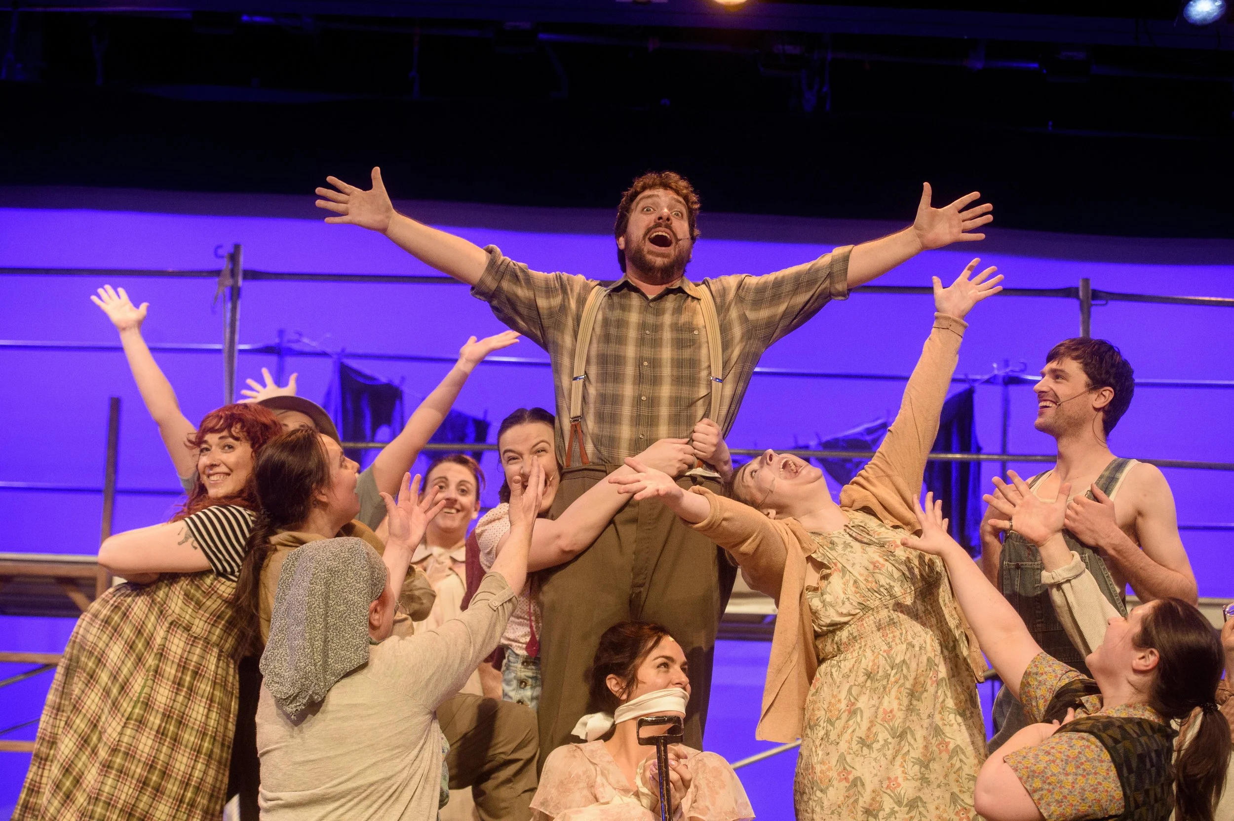 Cast of Urinetown - Photo by Mike Sudoma