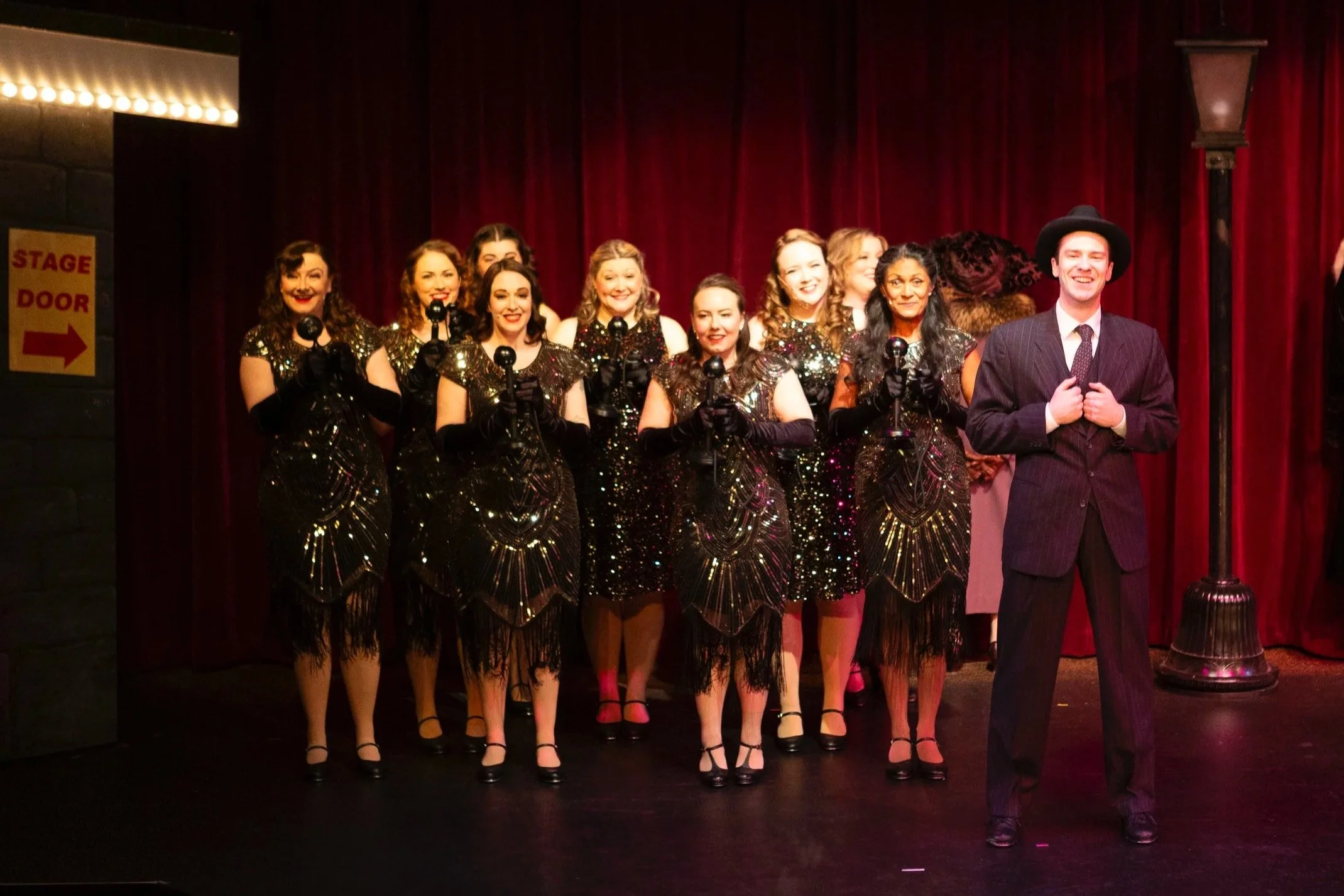 Cast of Crazy for You - Photo by David Swiecicki