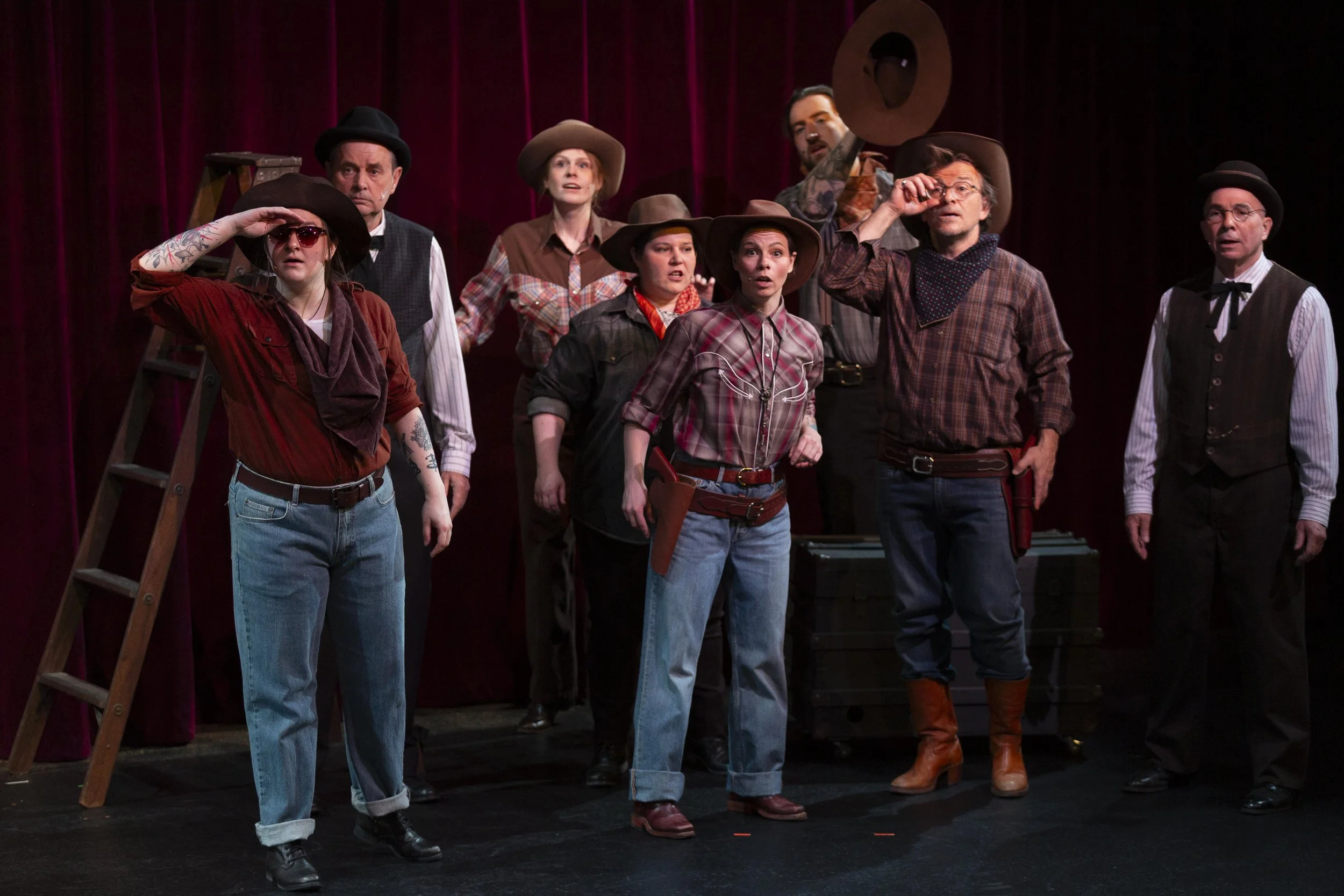 Cast of Crazy for You - Photo by David Swiecicki