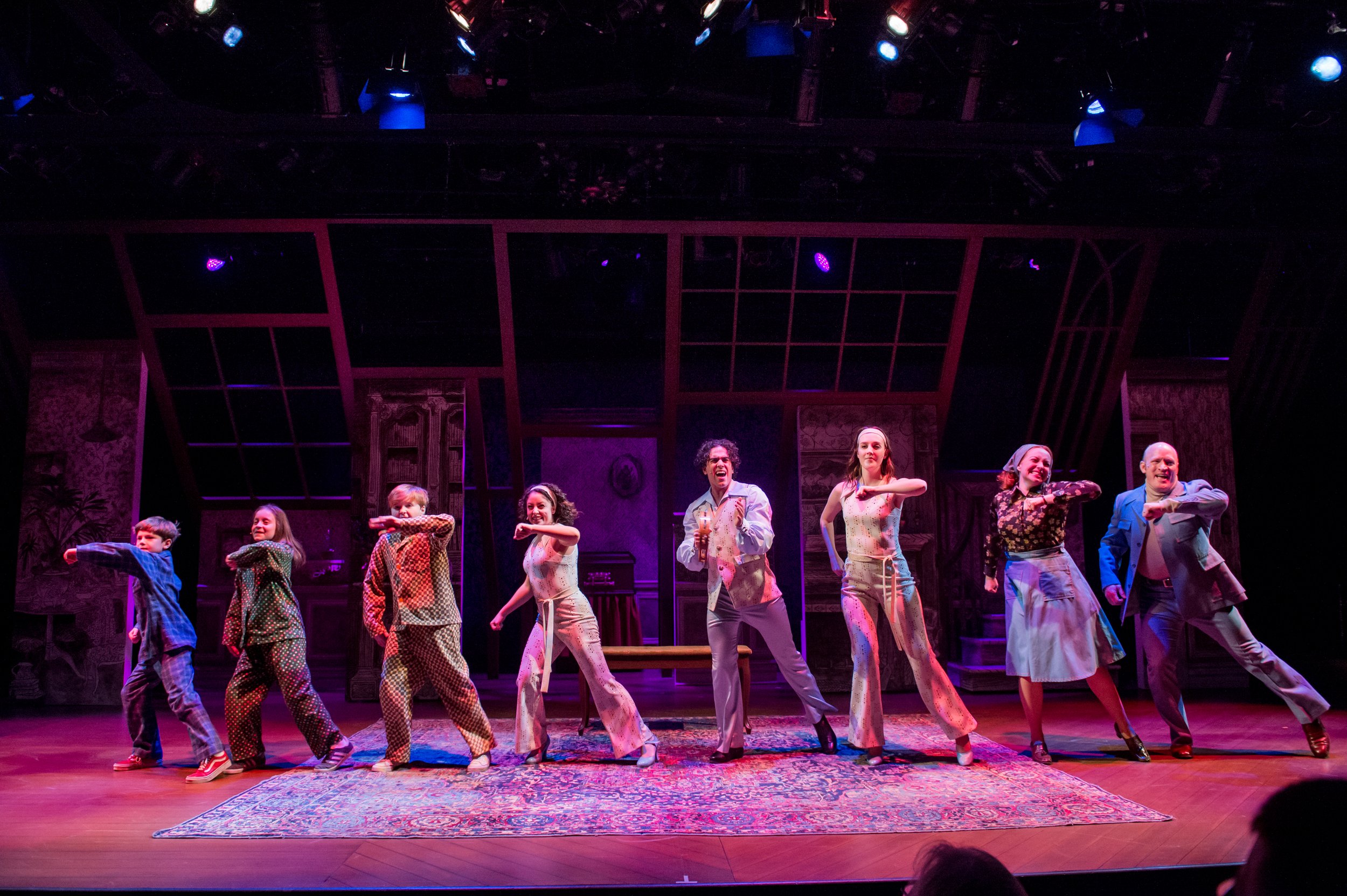 Cast of Fun Home - RMTC - Assistant Director under Sarah Garton Stanley - Photo by Dylan Hewlett 