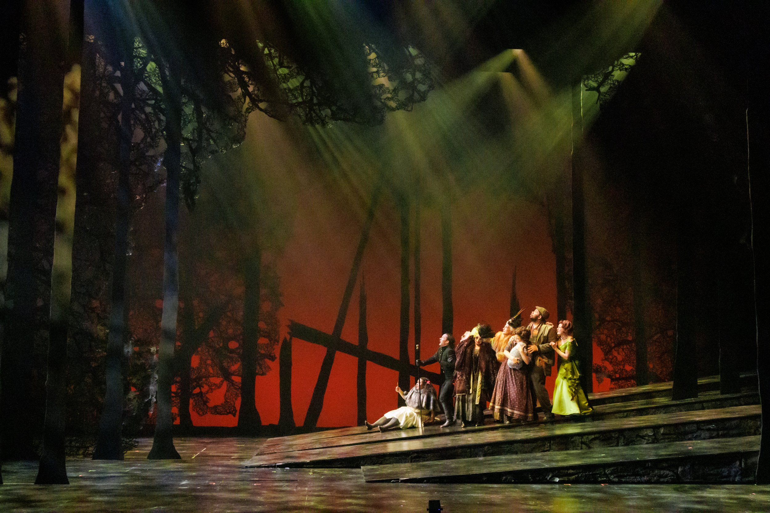 Cast of Into the Woods - RMTC - Assistant Director & Assistant Choreographer under Kelly Thornton and Jillian Willems - Photo by Leif Norman