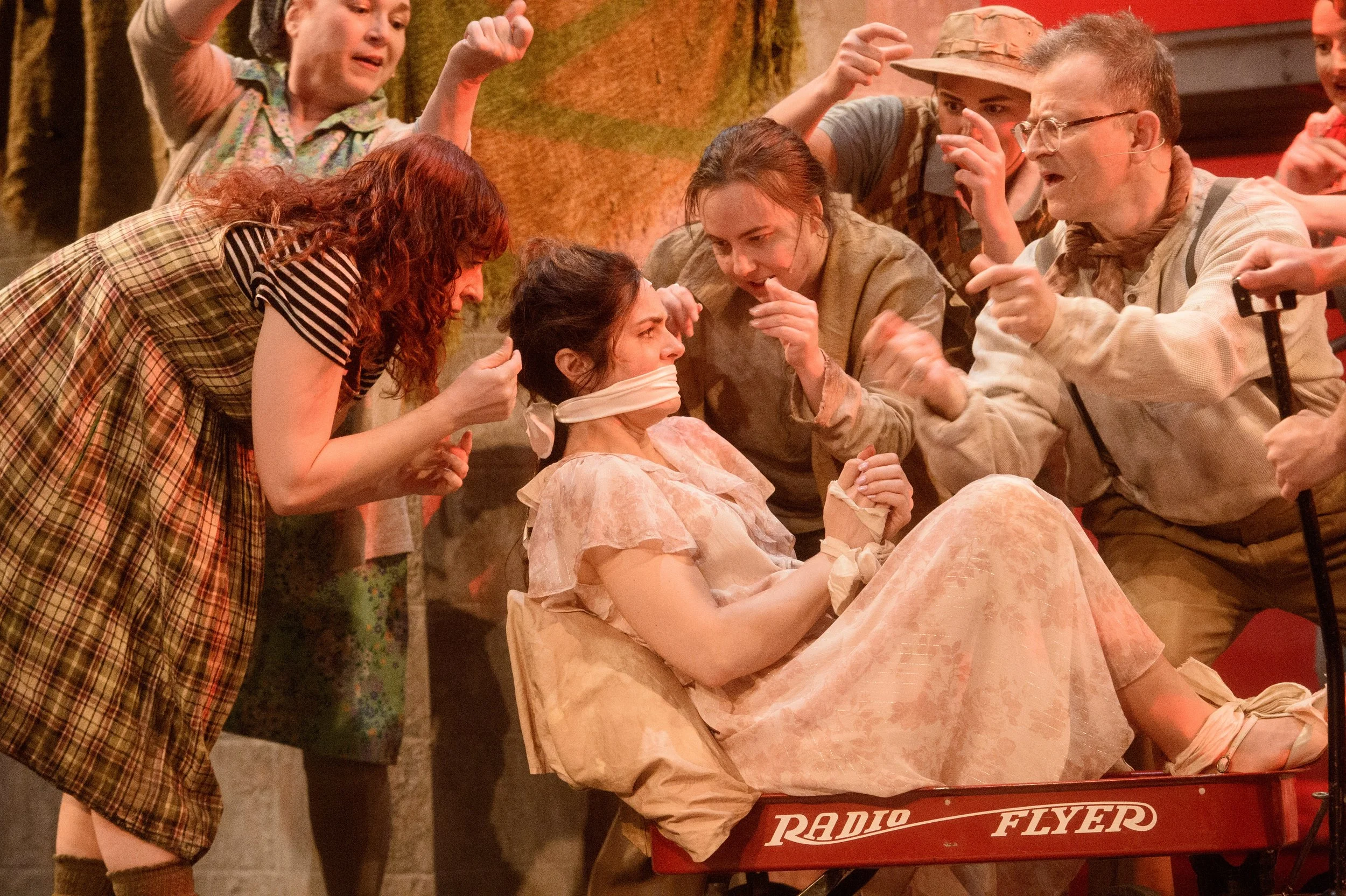 Cast of Urinetown - Photo by Mike Sudoma