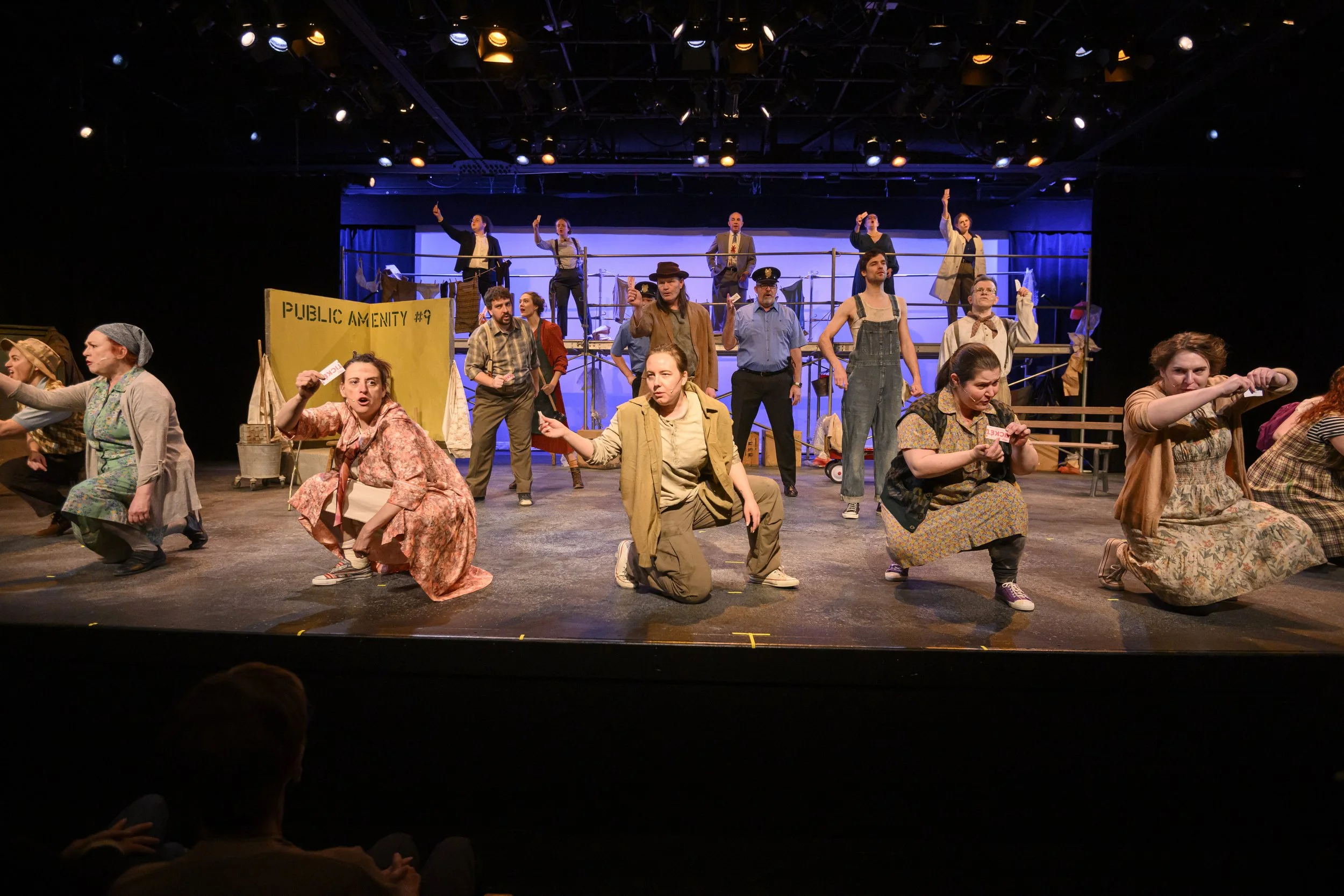 Cast of Urinetown - Photo by Mike Sudoma