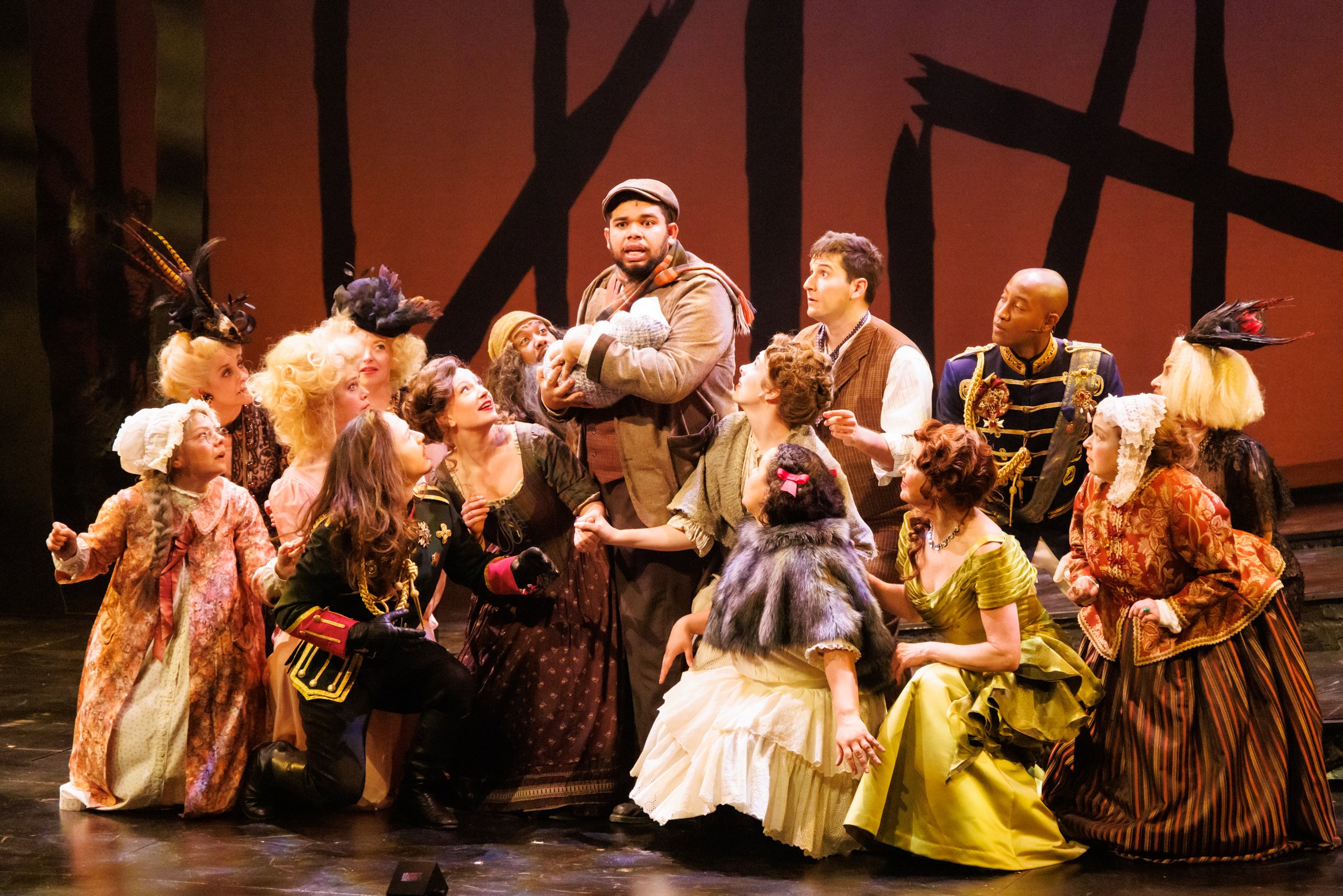 Cast of Into the Woods - RMTC - Assistant Director & Assistant Choreographer under Kelly Thornton and Jillian Willems - Photo by Leif Norman