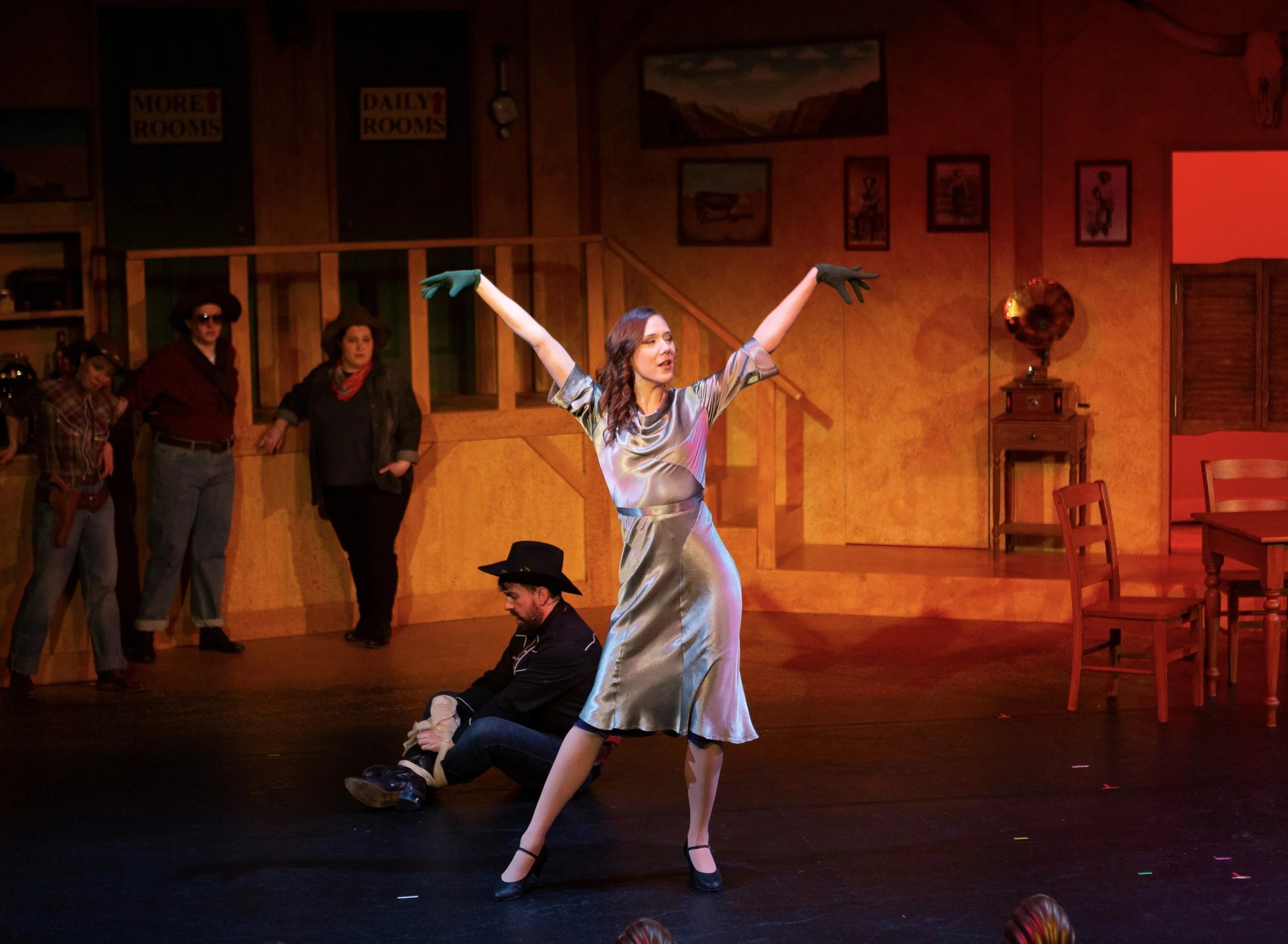 Cast of Crazy for You - Photo by David Swiecicki