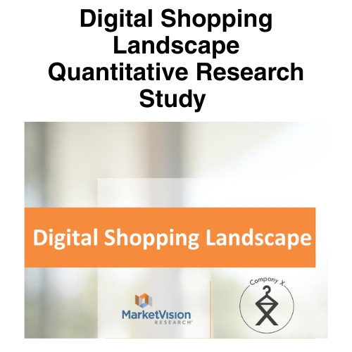 Digital Shopping Landscape Quantitative Research Study
