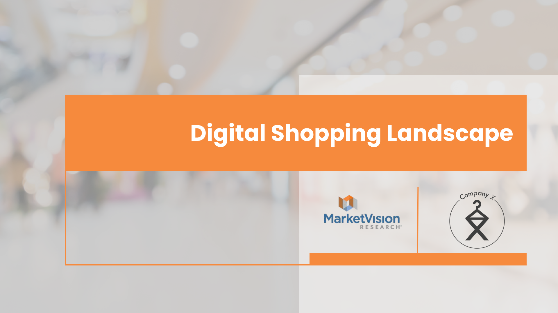 PDF Shopping landscape presentation pg.1 Cover page