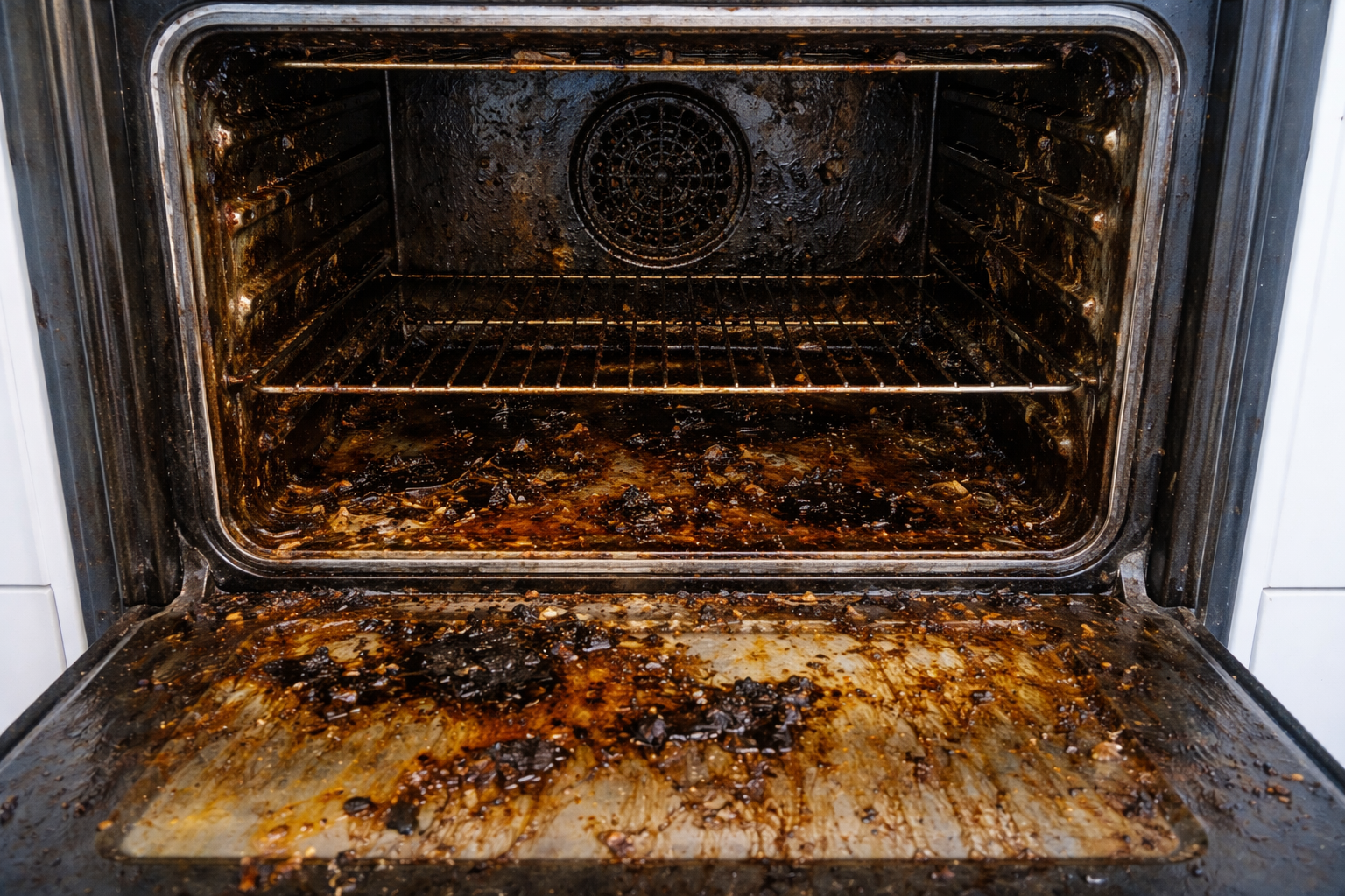 Schmutziger Backofen - Eingebranntes schnell entfernen