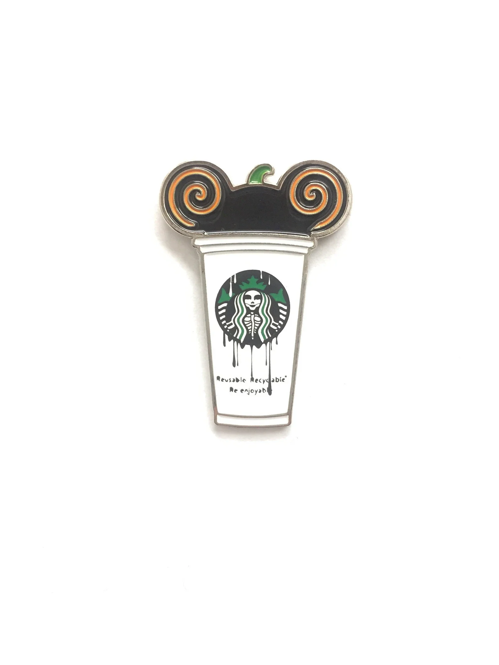 Halloween Starbucks Pin