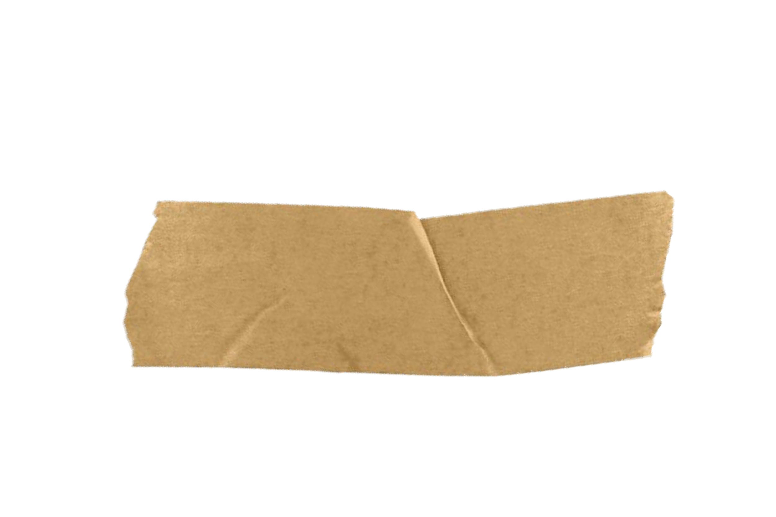 Torn piece of brown cardboard.